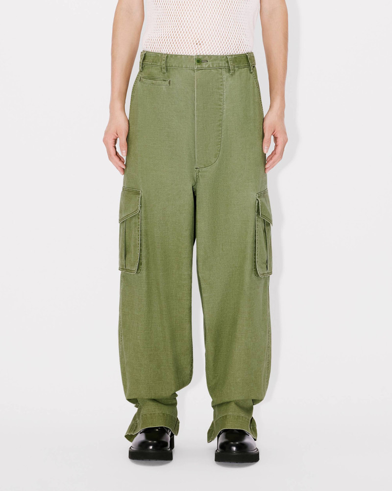 Adjustable cargo pants in cotton 5