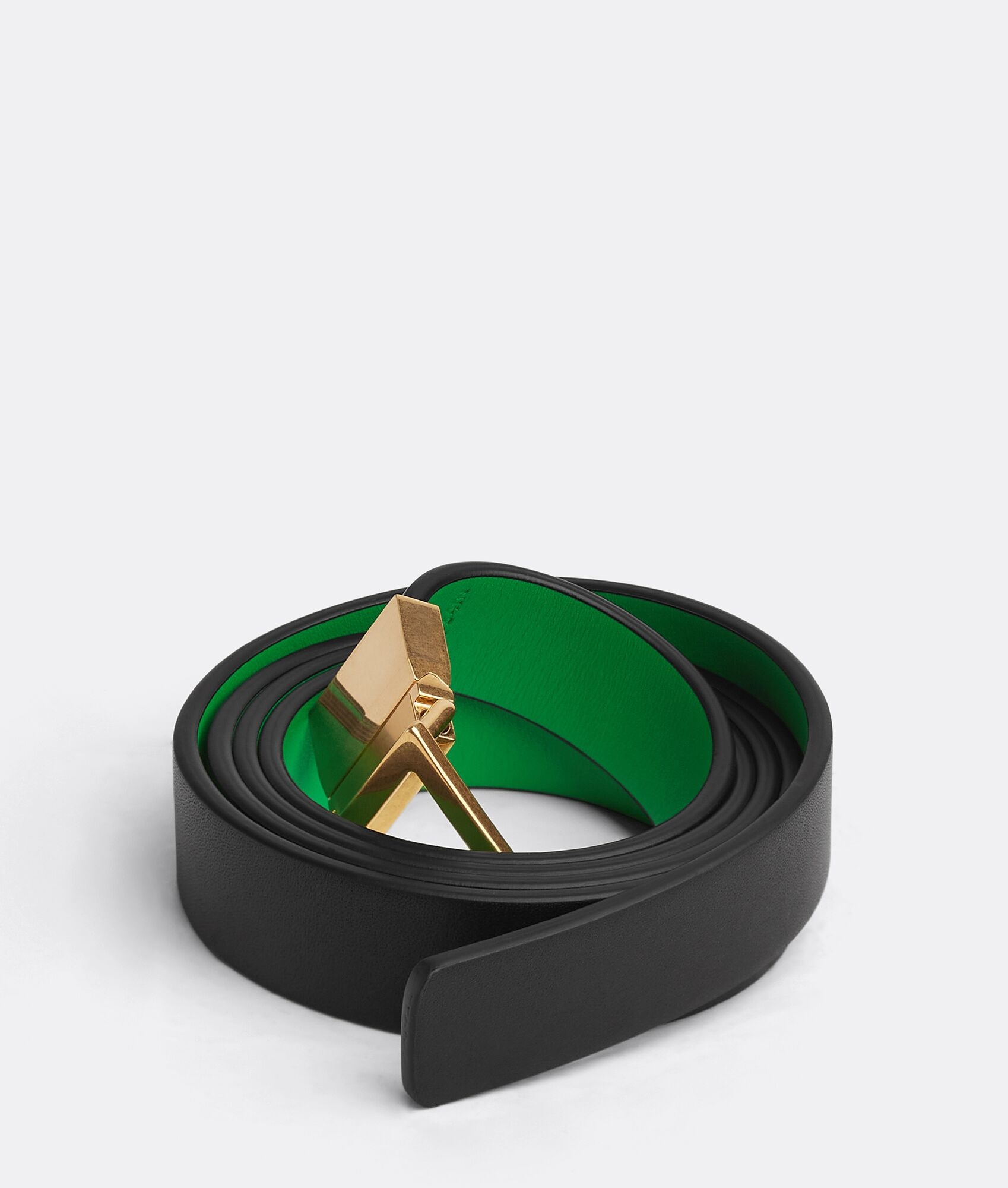 Bottega Veneta Thin Belts Women Leather Green Raintree