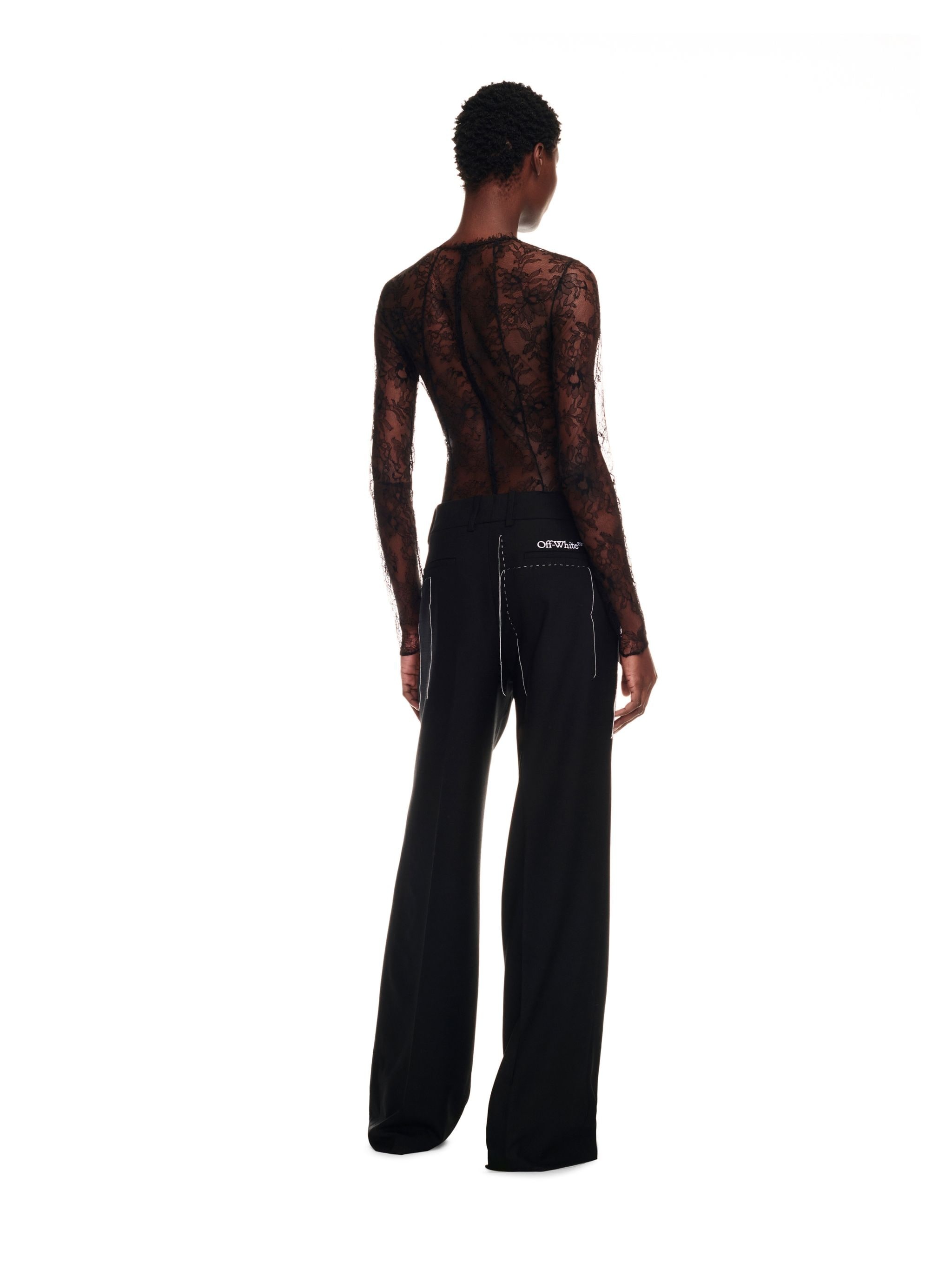 Wo Blend Stitching Over Pant - 4