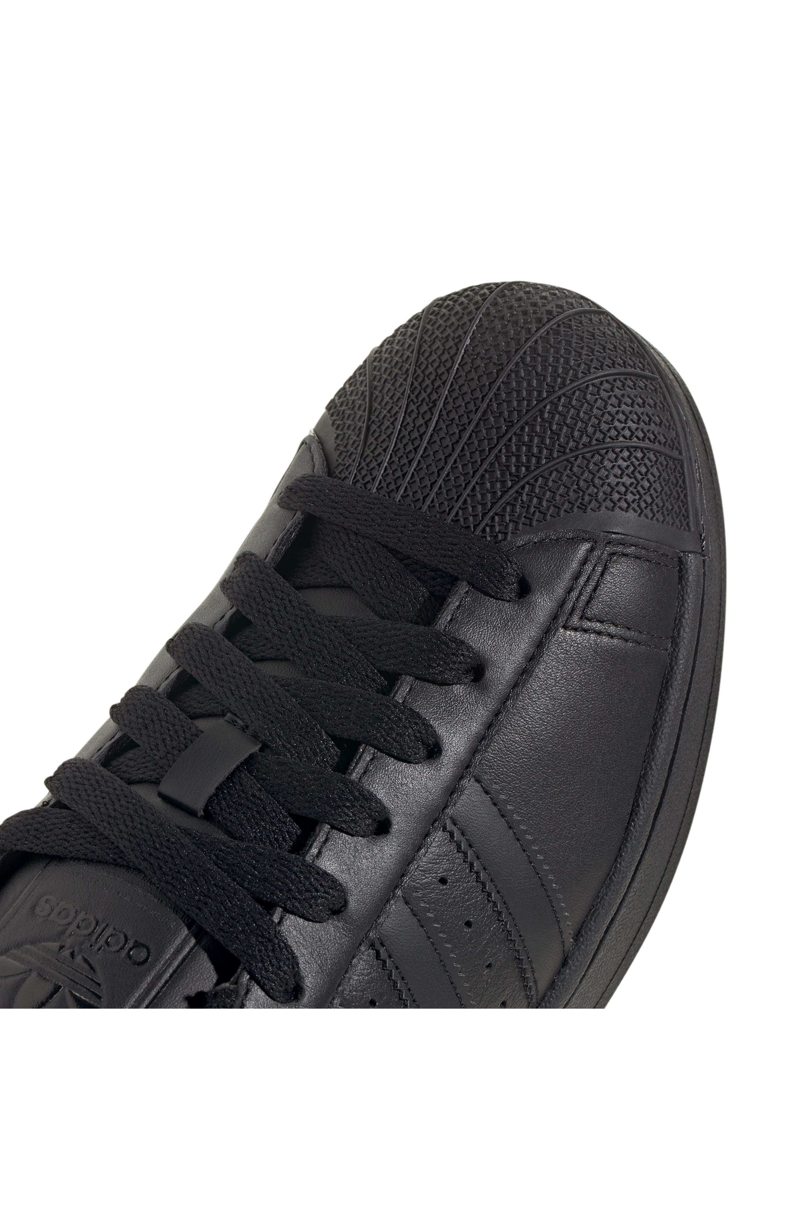 adidas Superstar Sneaker in Black/black/black at Nordstrom - 7