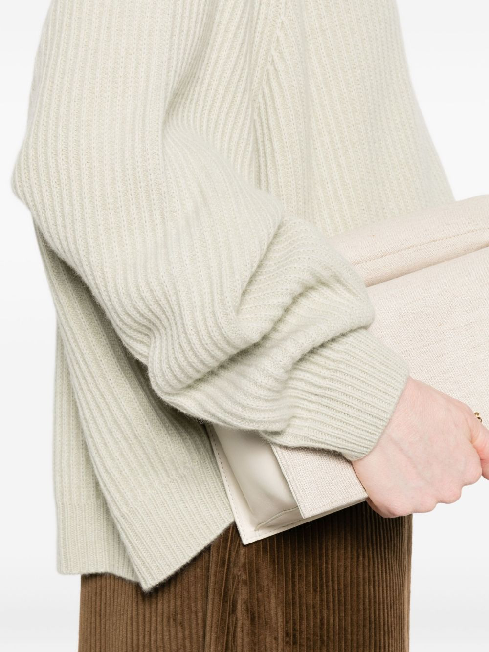 ribbed crew-neck pullover - 5