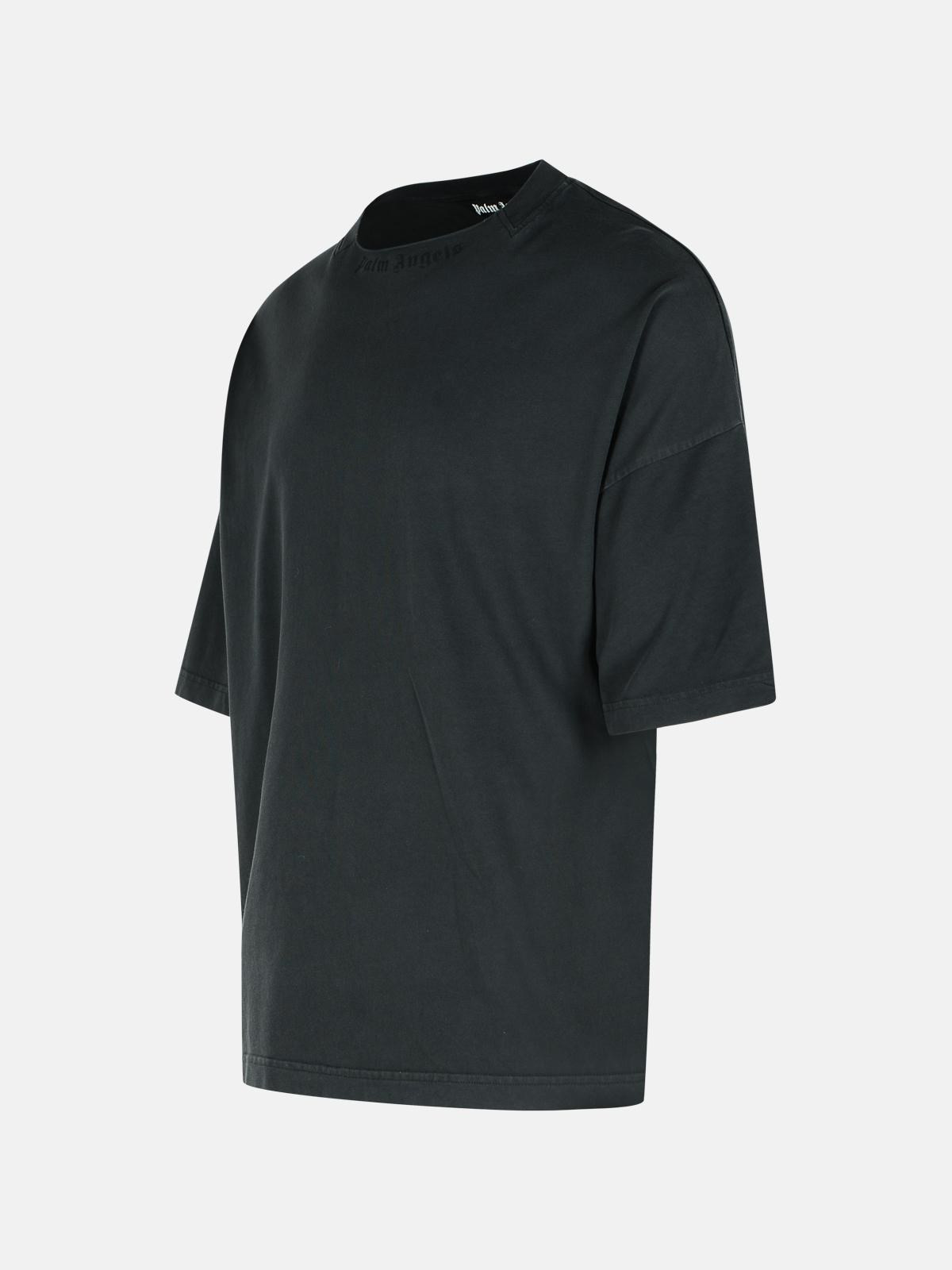 BLACK COTTON T-SHIRT - 2