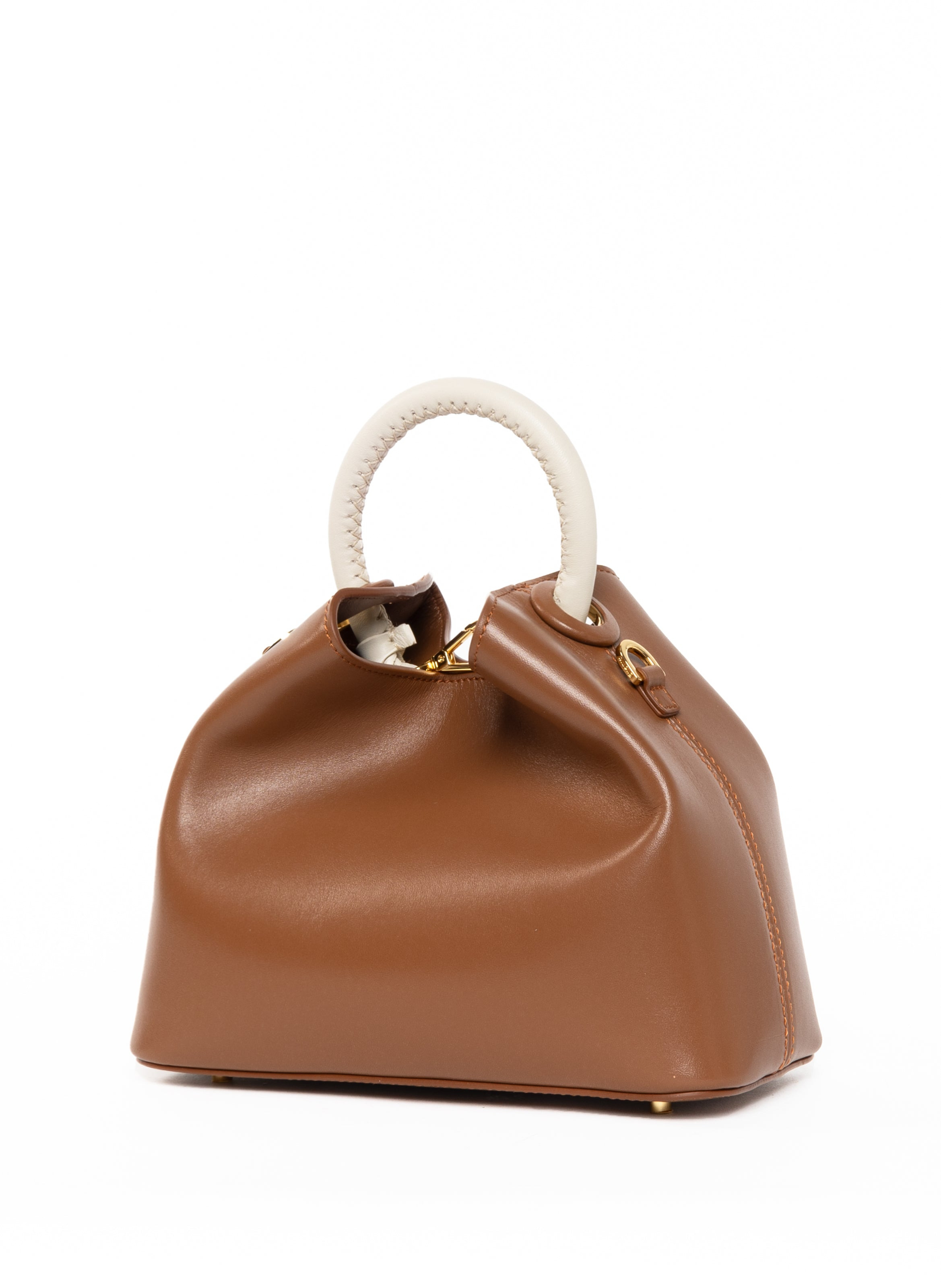 Baozi Leather Cognac/Beige - 3