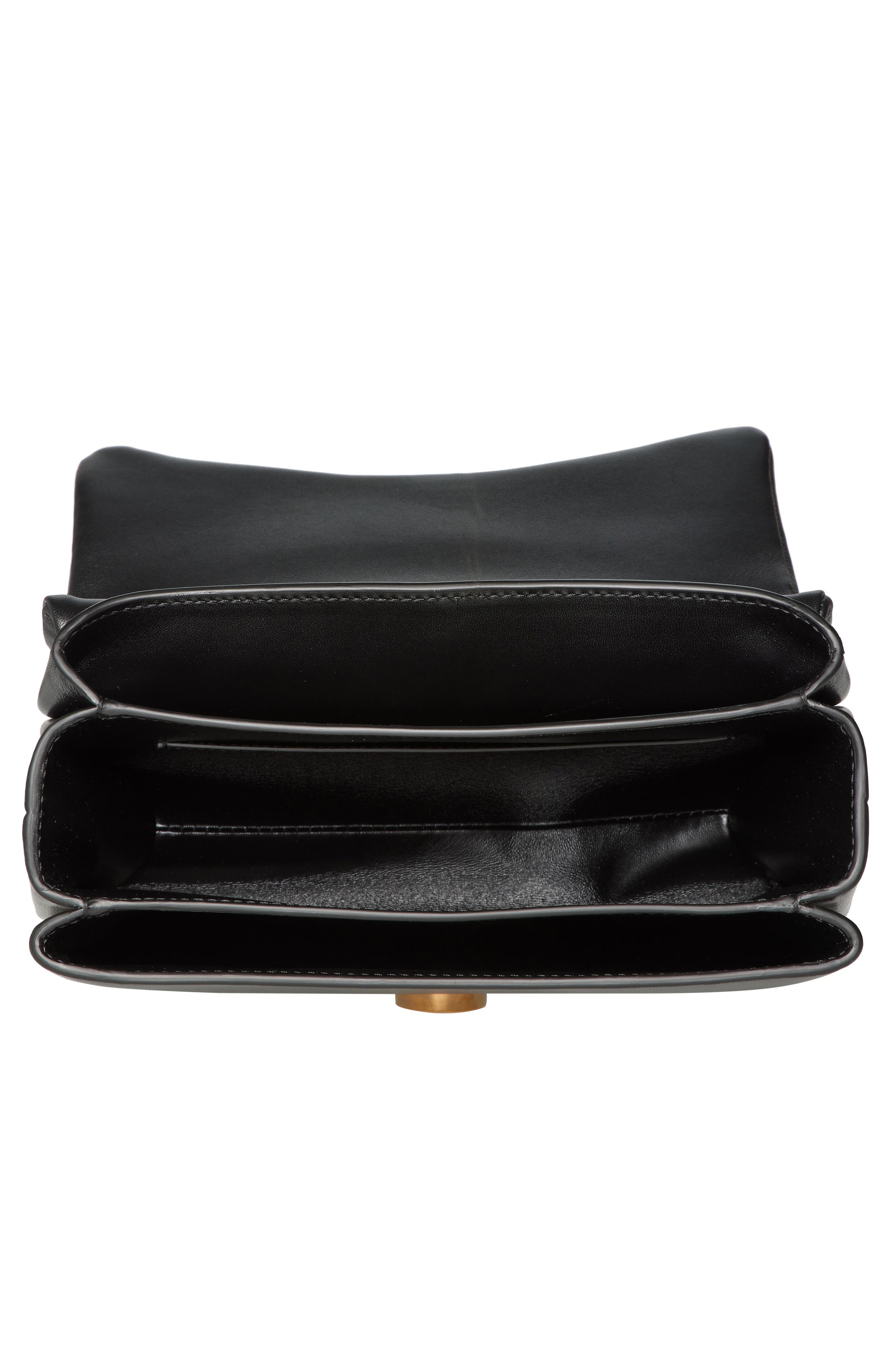 Versace Medusa 95 Kleio Leather Shoulder Bag in Black-Versace Gold at Nordstrom - 5