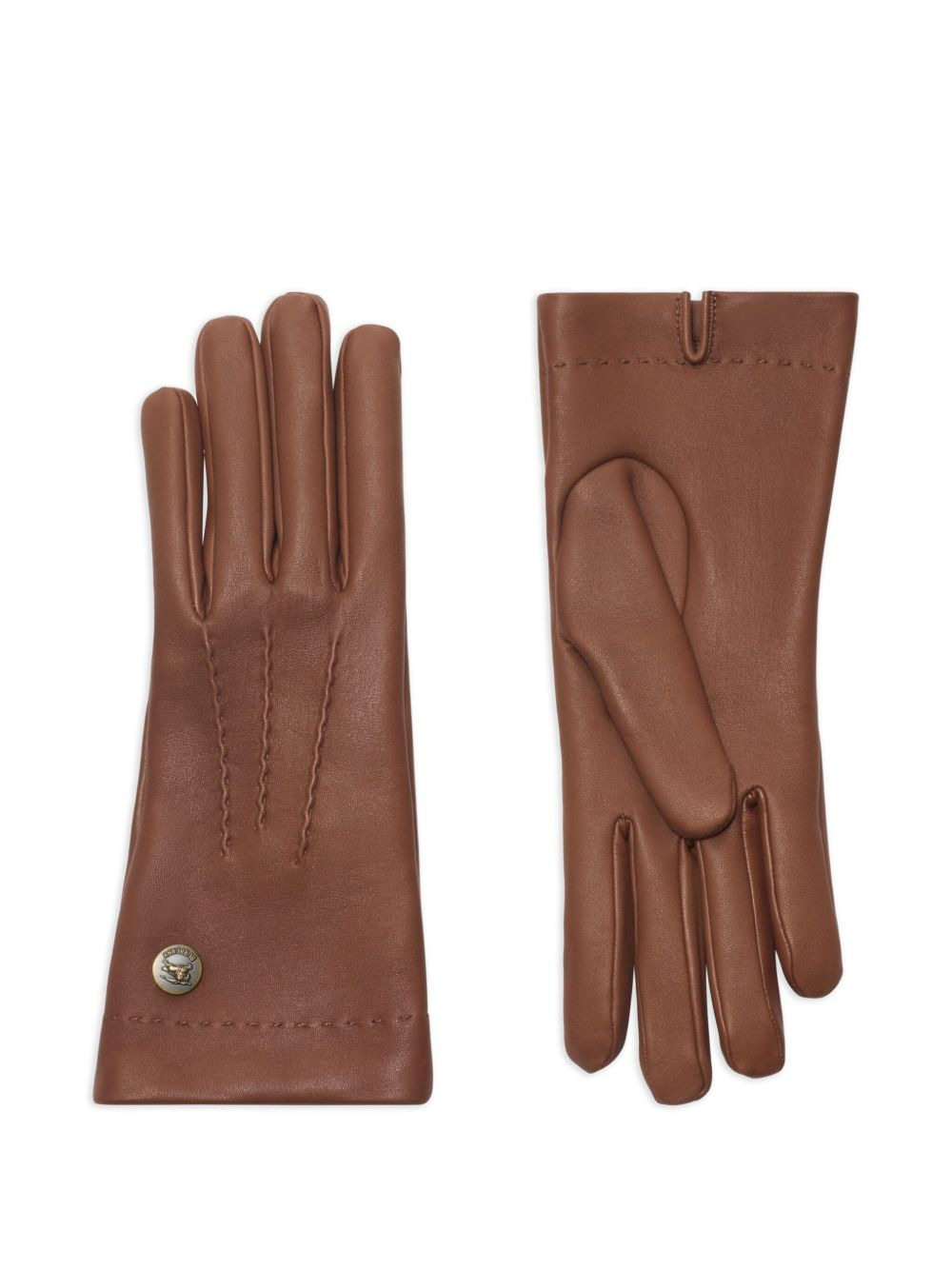 leather lined gloves - 2