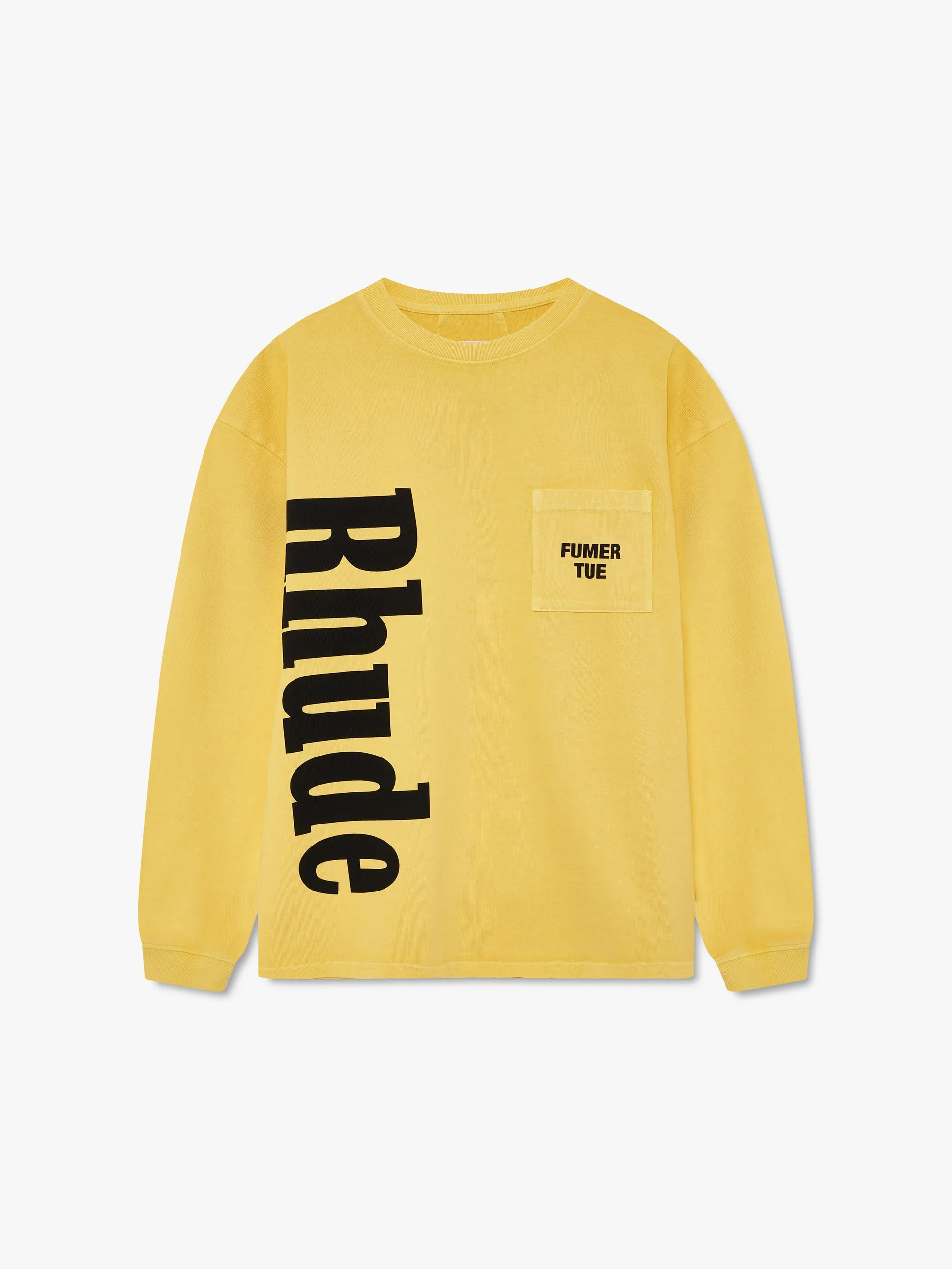 RHUDE LOGO POCKET LS TEE - 1