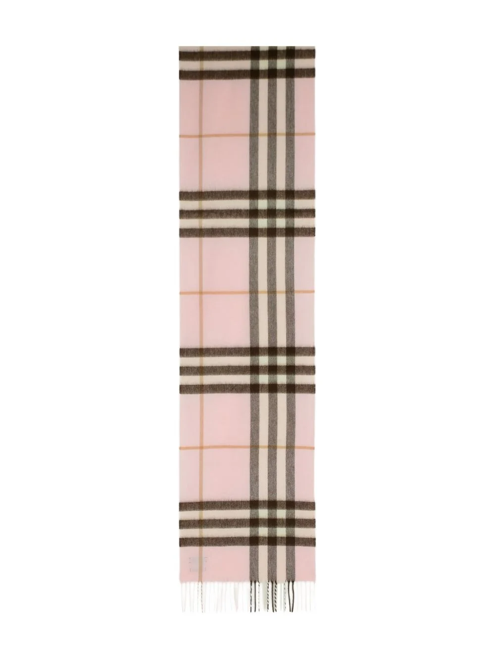 Check cashmere scarf - 1