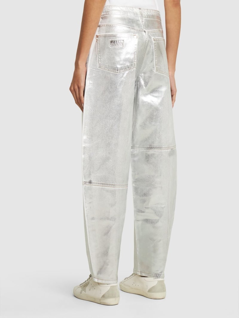 Foil coated denim jeans - 3