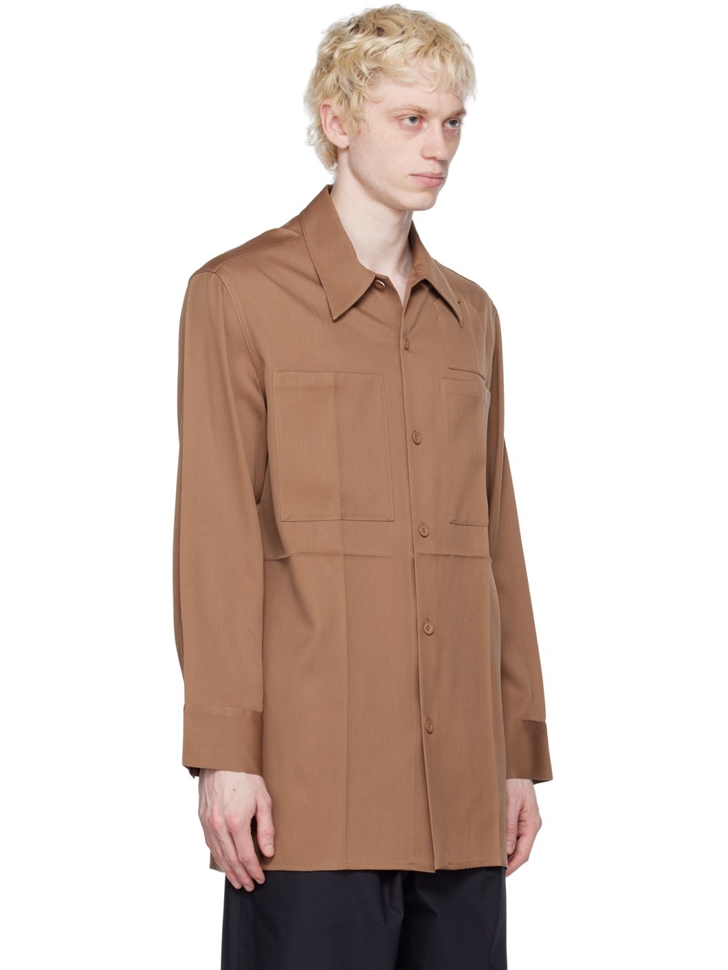 Brown Crease Shirt - 2