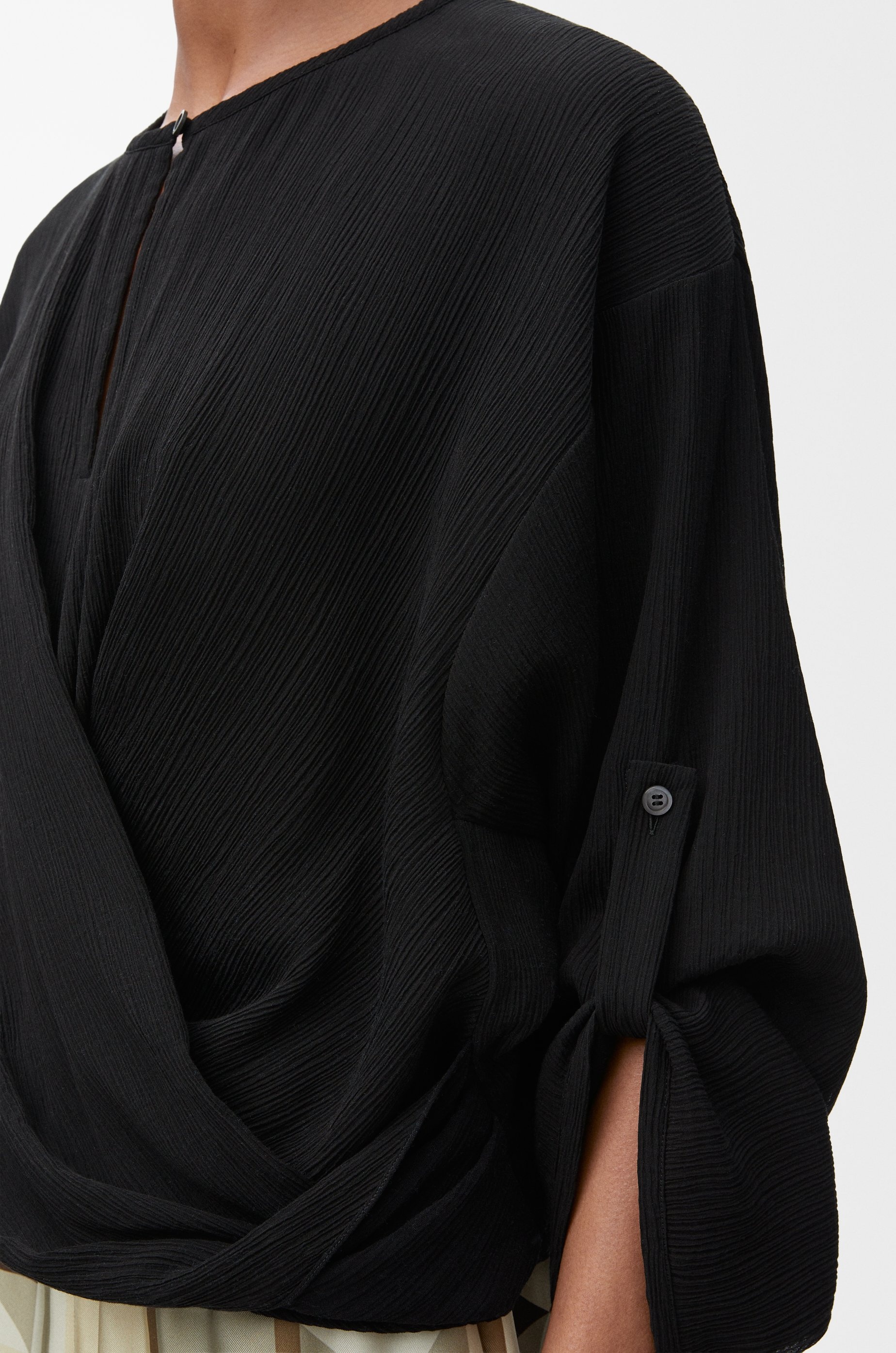 Blouse in cotton and silk - 5