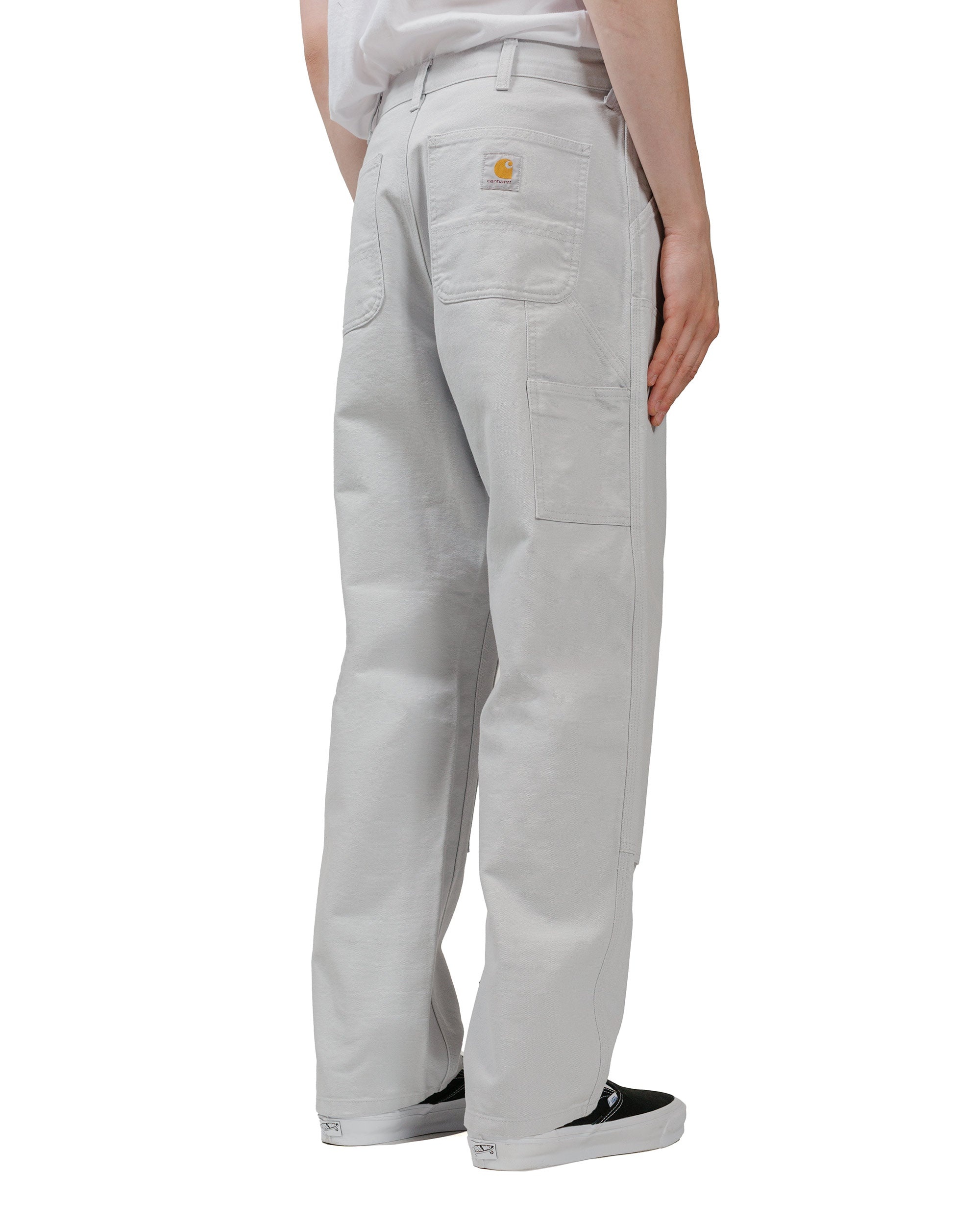 Carhartt W.I.P. Double Knee Pant Canvas Basalt Rinsed - 3