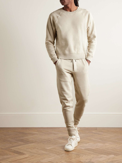 TOM FORD Slim-Fit Garment-Dyed Cotton-Jersey Sweatshirt outlook