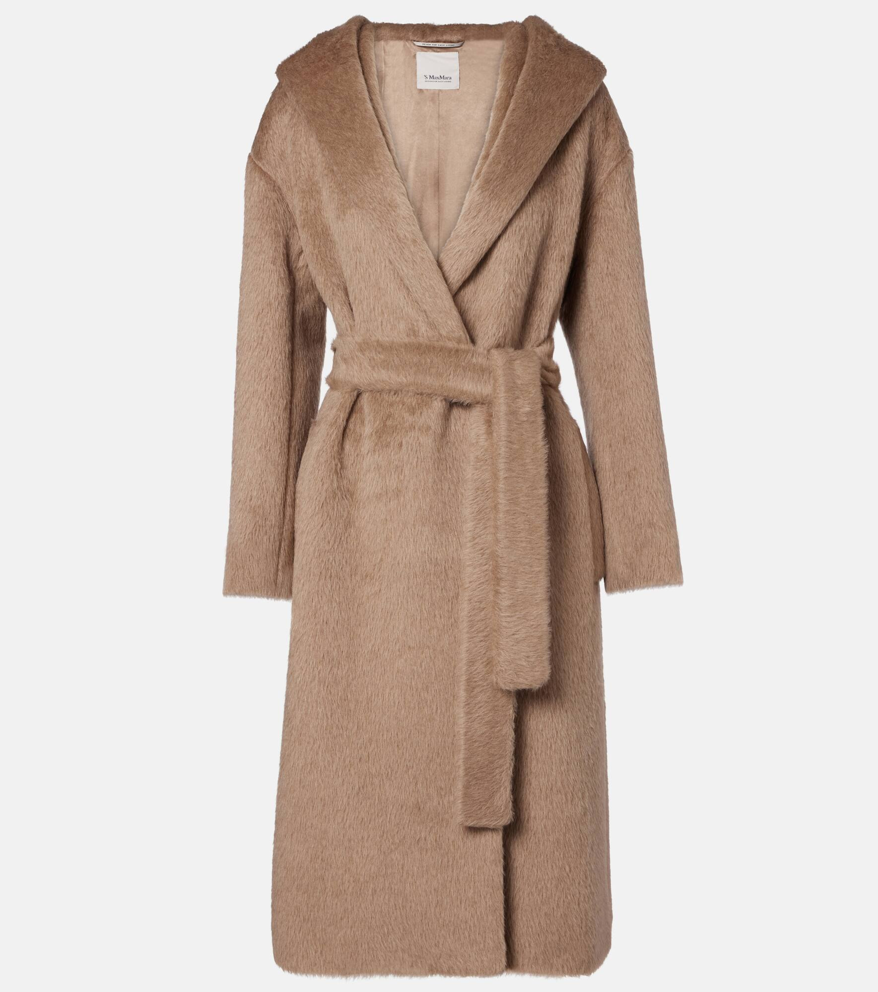 Eliana alpaca, wool, and cashmere blend coat - 1