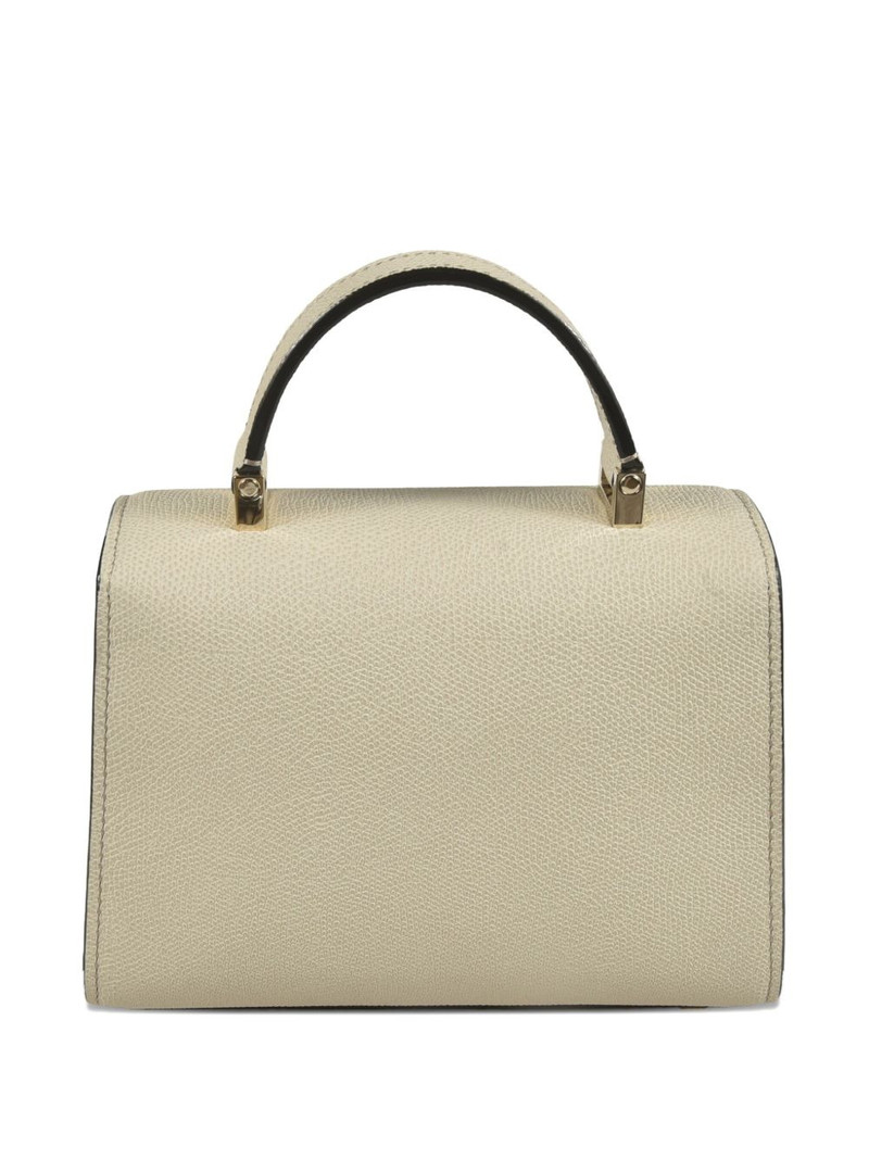 Valextra top-handle leather tote bag outlook