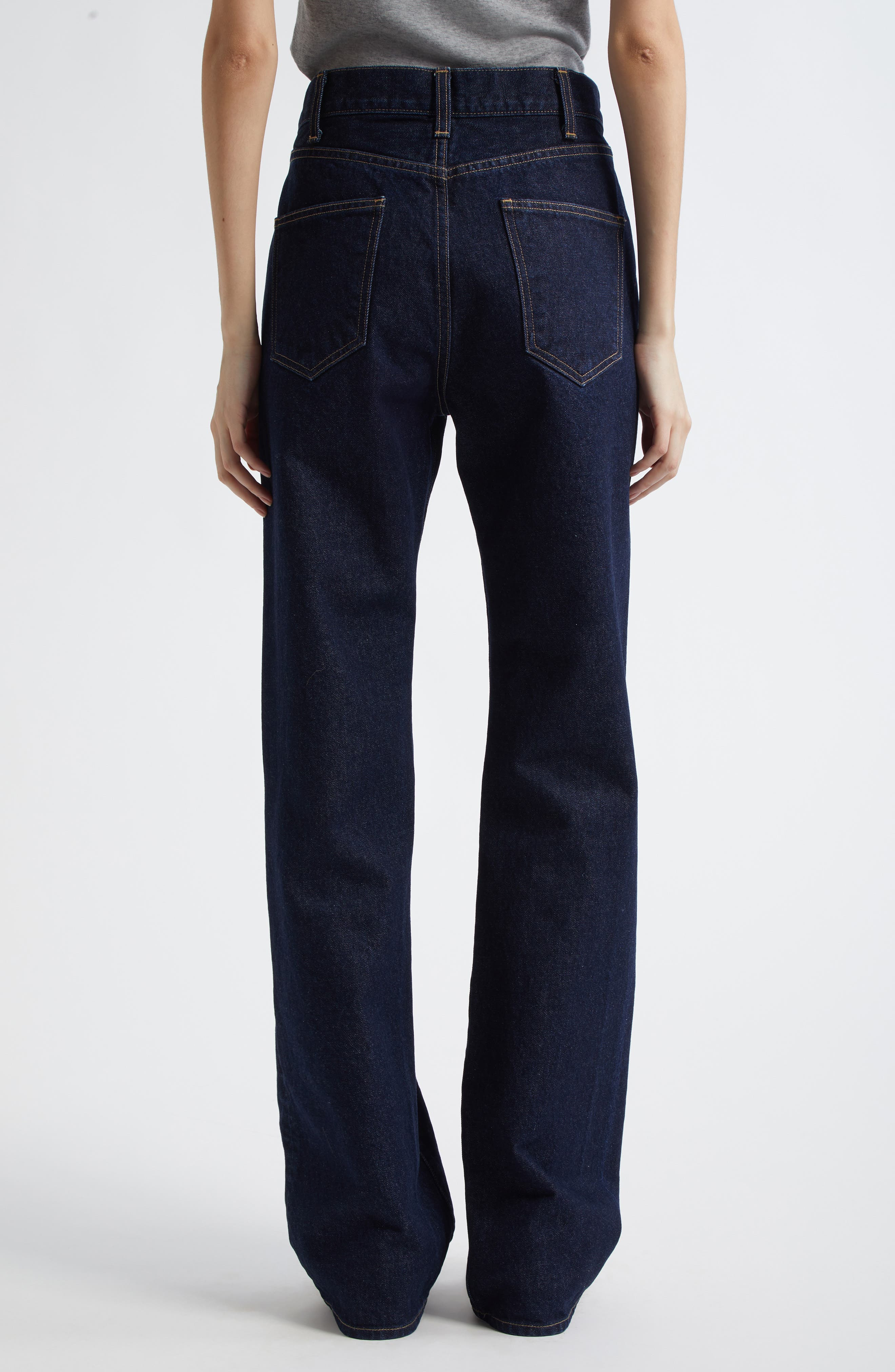 Nili Lotan Joan High Waist Jeans in Indigo Rinse at Nordstrom - 3