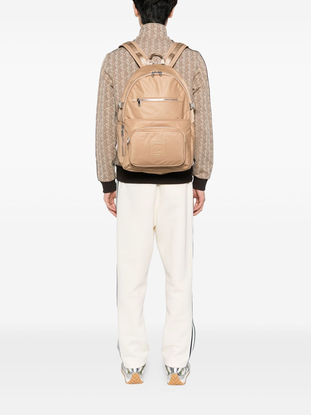logo-plaque backpack - 2