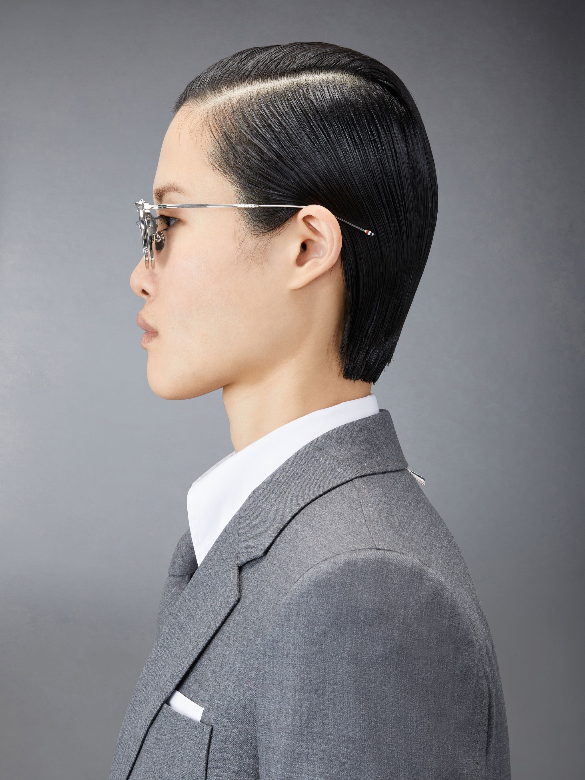 Titanium Round Clip On Sunglasses - 4