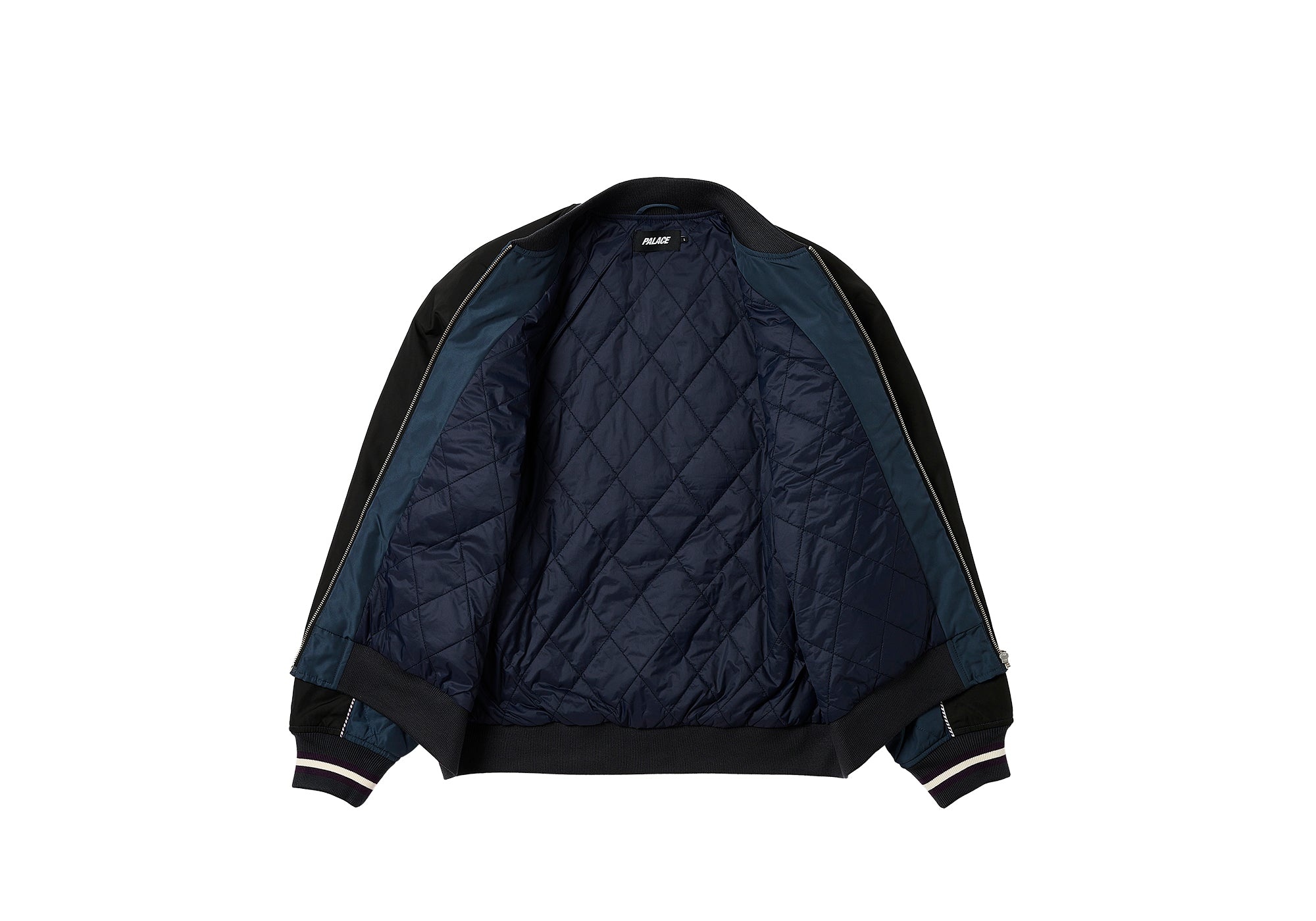 PALACE FESTIVAL BOMBER JACKET BLACK | REVERSIBLE