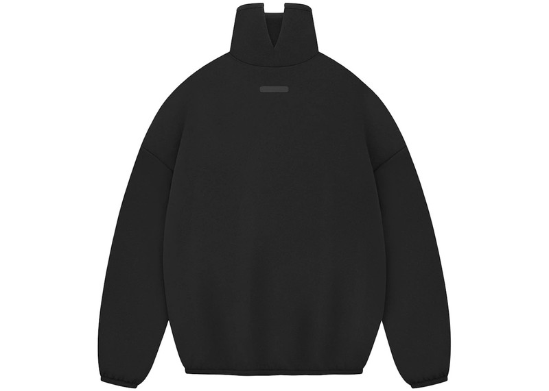 Fear of God Fear of God Athletics Women's Suede Fleece Mock Neck Black outlook