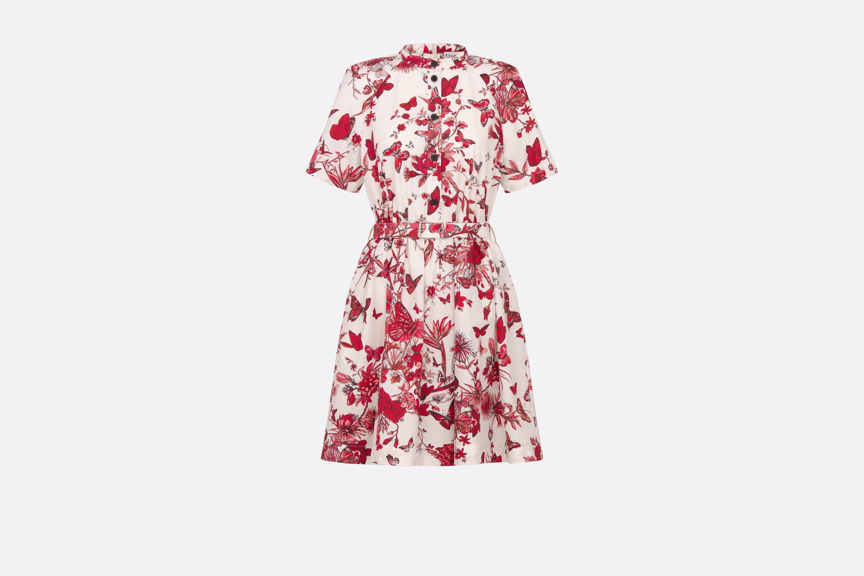Belted Shirt Dress - 1
