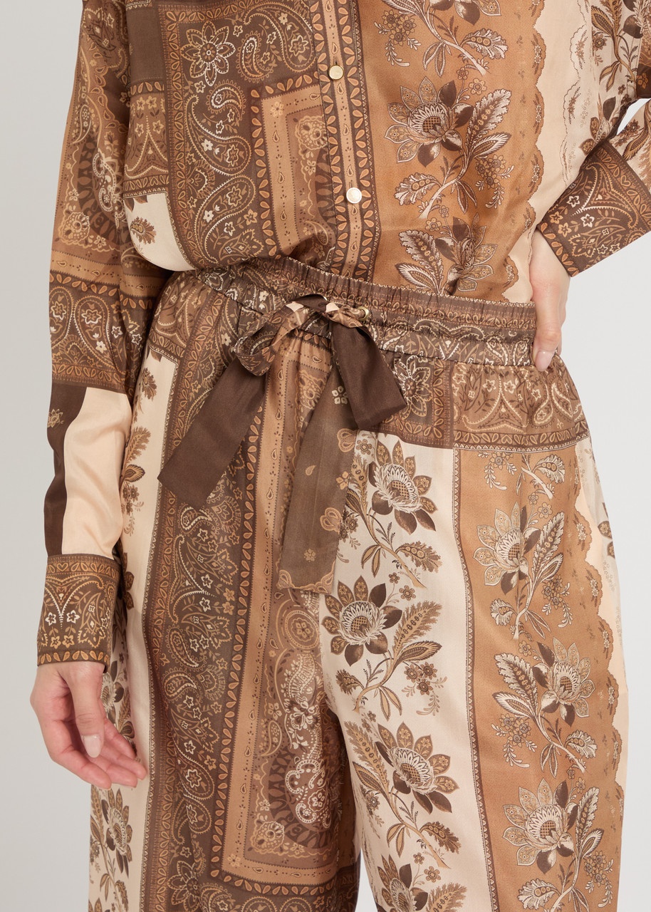 Zimmermann Lucky Printed Silk Trousers - 5