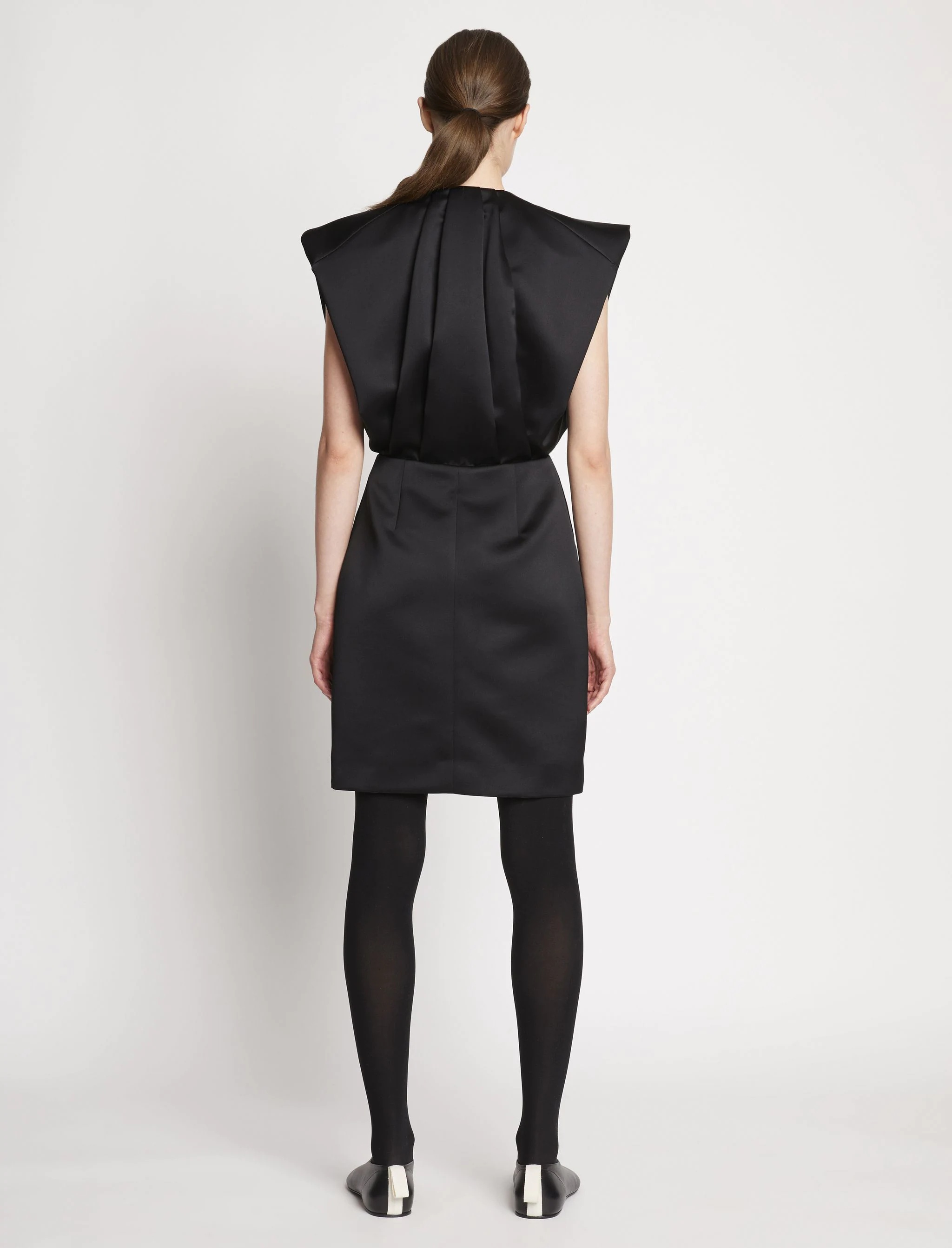 Satin Shift Dress - 4
