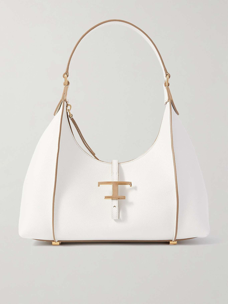 Textured-leather shoulder bag 1