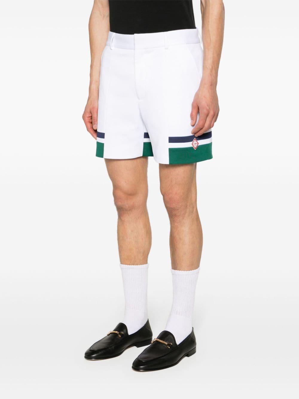 Sports stripe-detail shorts - 3
