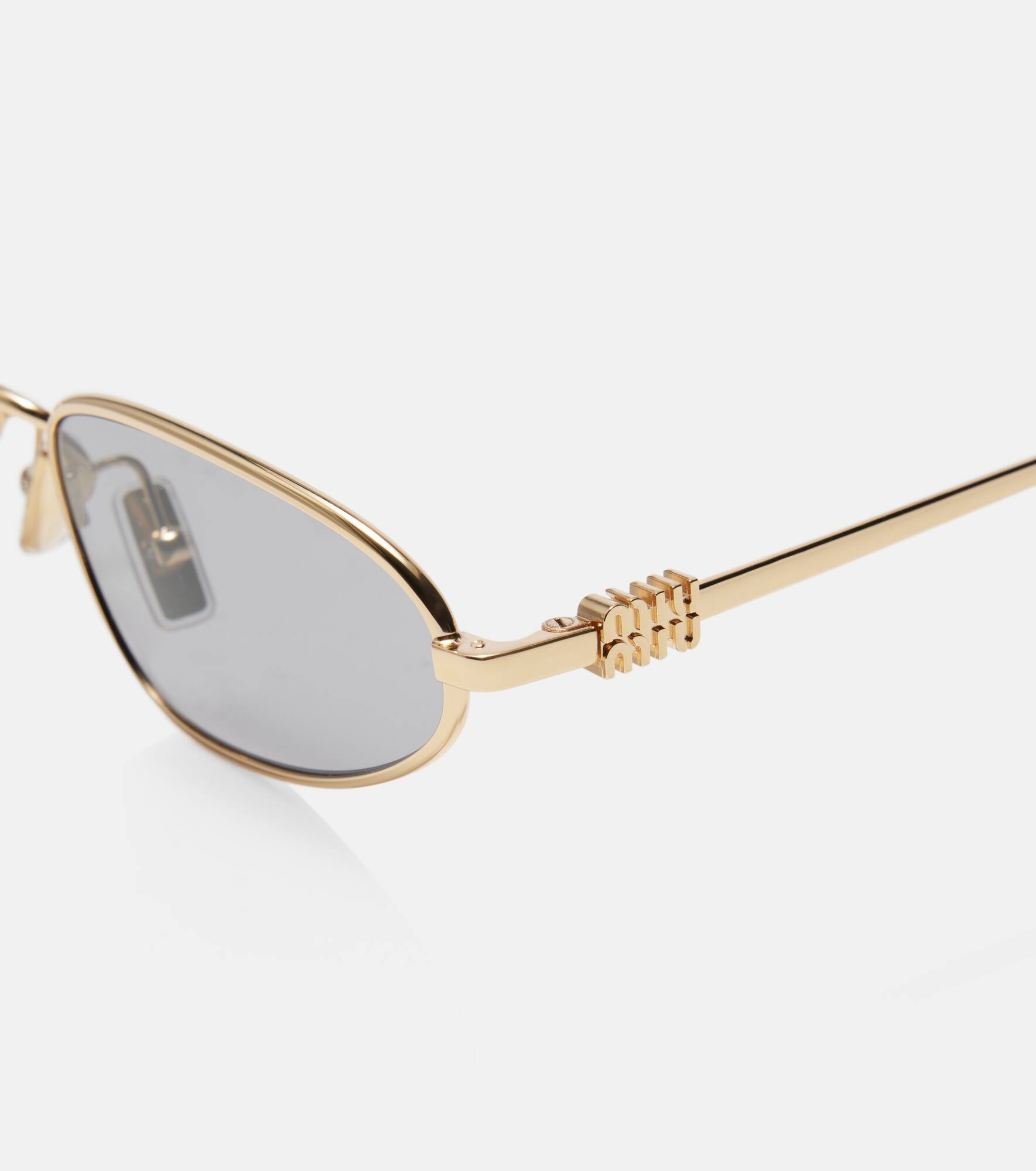 Logo oval sunglasses - 2