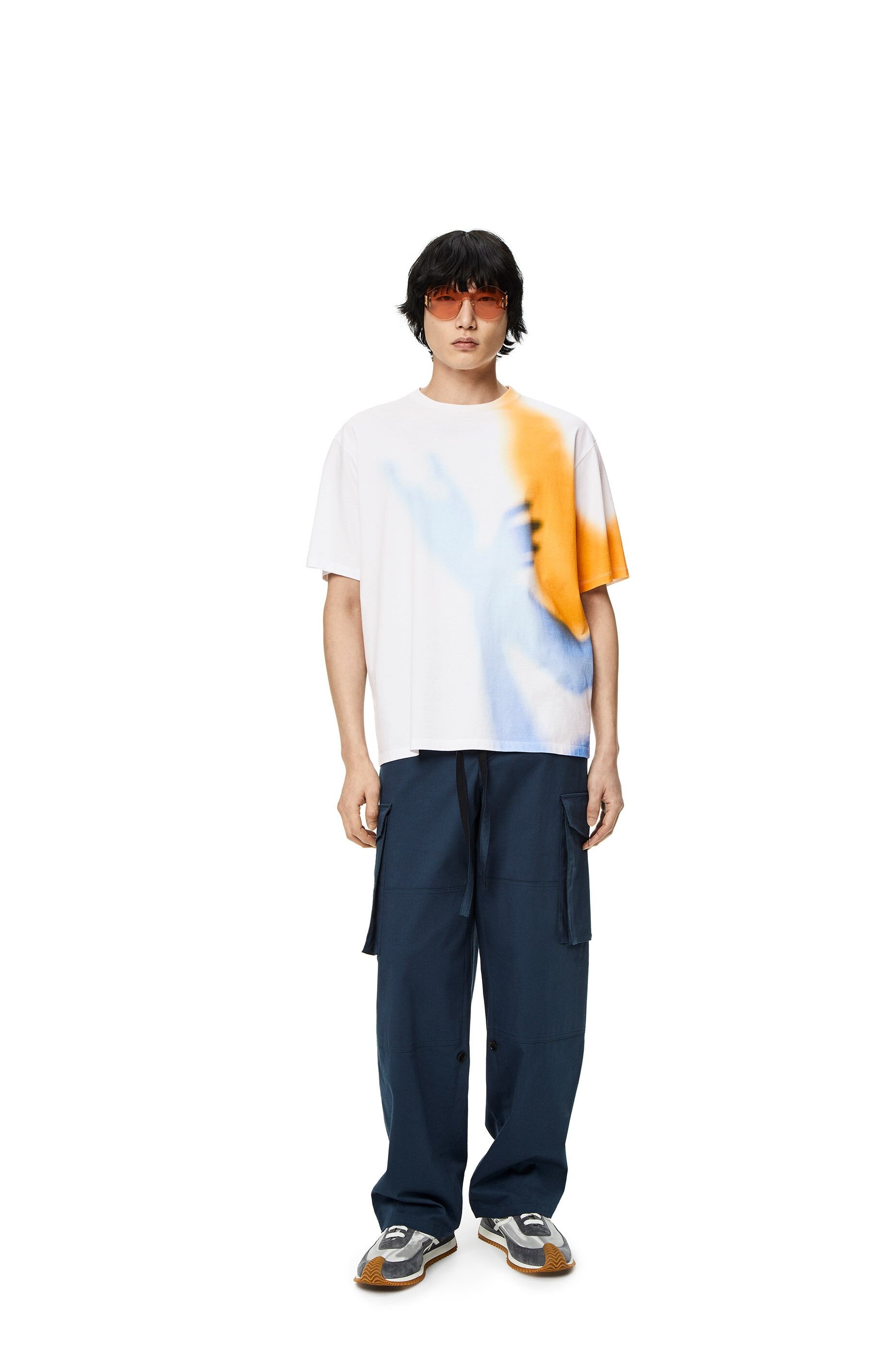 Shadow print T-shirt in cotton - 2