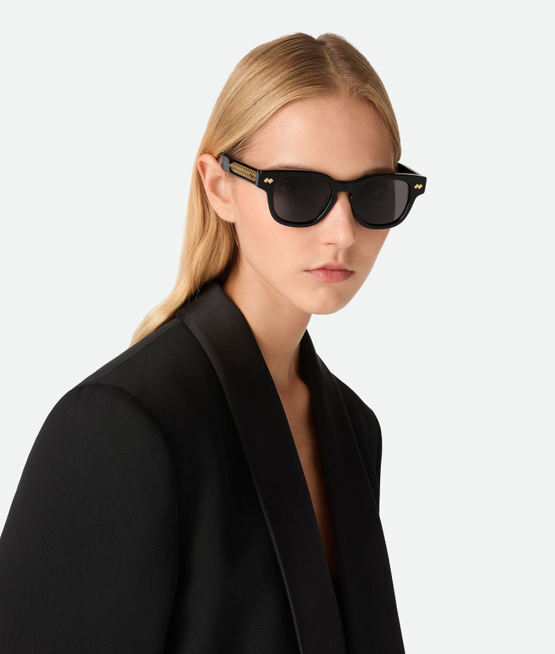 Bottega Veneta Intrecciato Panthos Sunglasses outlook