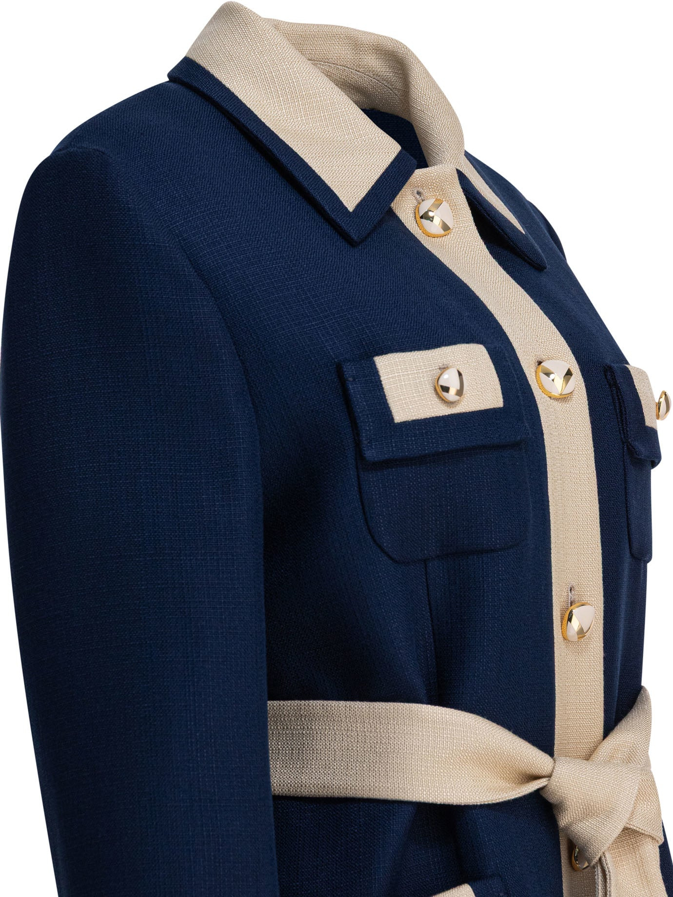 Valentino Viscose Caban Coat - 4