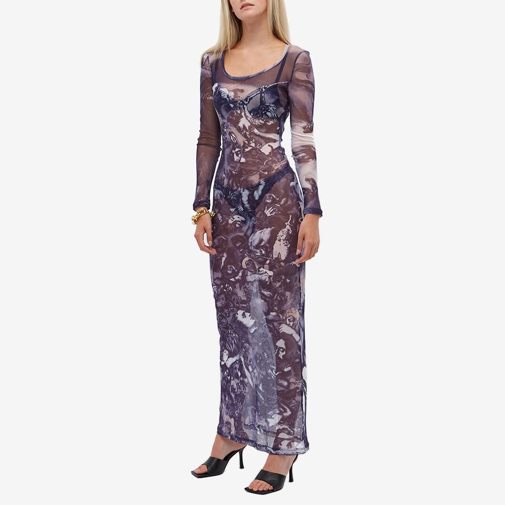 Y/Project Nostalgia Mesh Maxi Dress - 3
