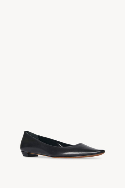 The Row Claudette Flat in Leather outlook