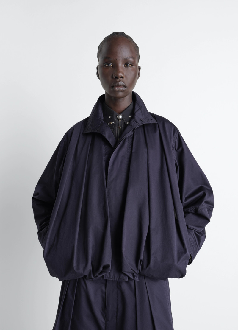 Lemaire SOFT PLEATED BLOUSON IN LIGHT COTTON SATIN outlook