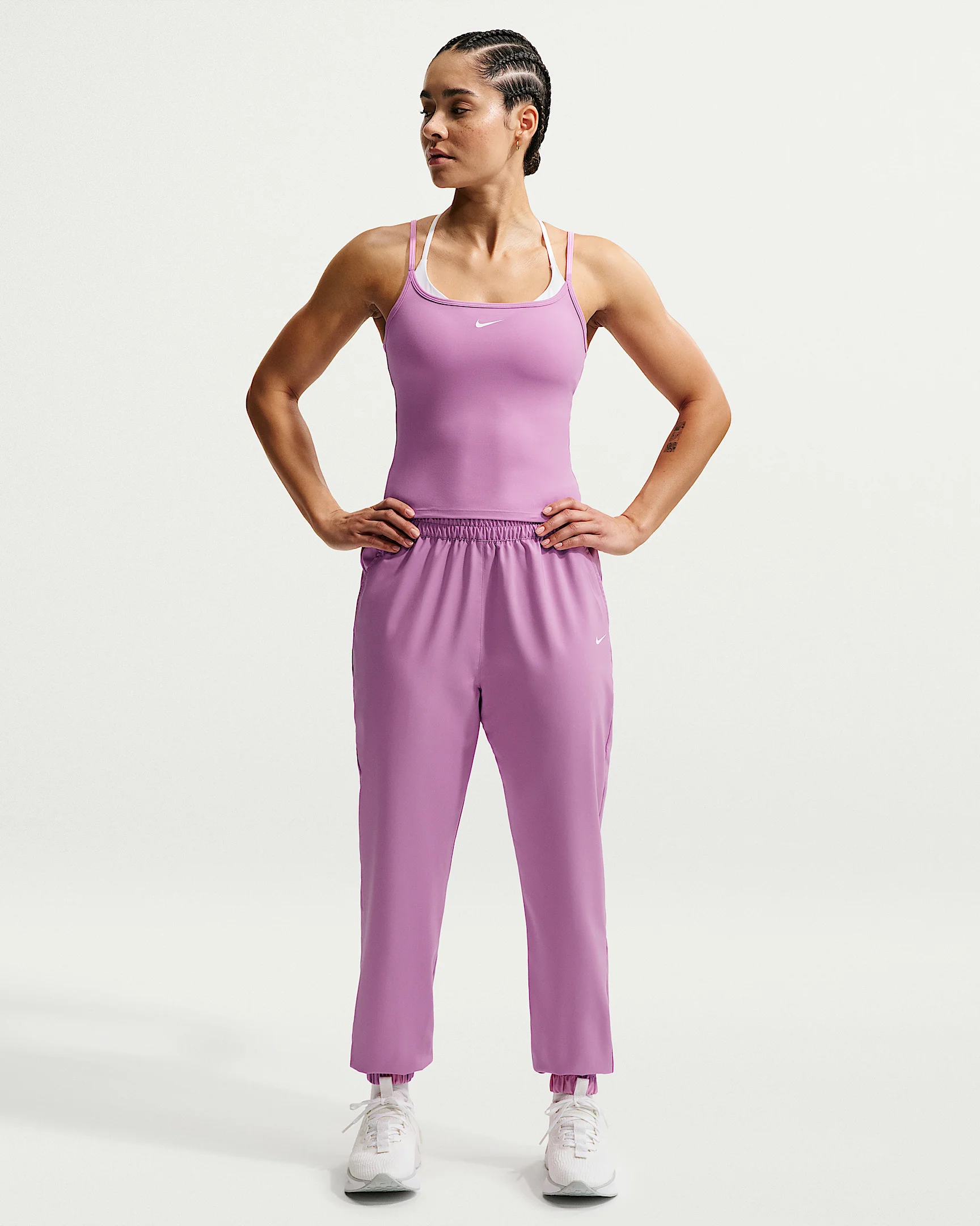 Nike One Women's Dri-FIT High-Waisted 7/8 Joggers - 1