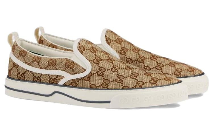 Gucci Tennis 1977 Slip-On 'Beige Ebony' 643489-2HK30-9761 - 3