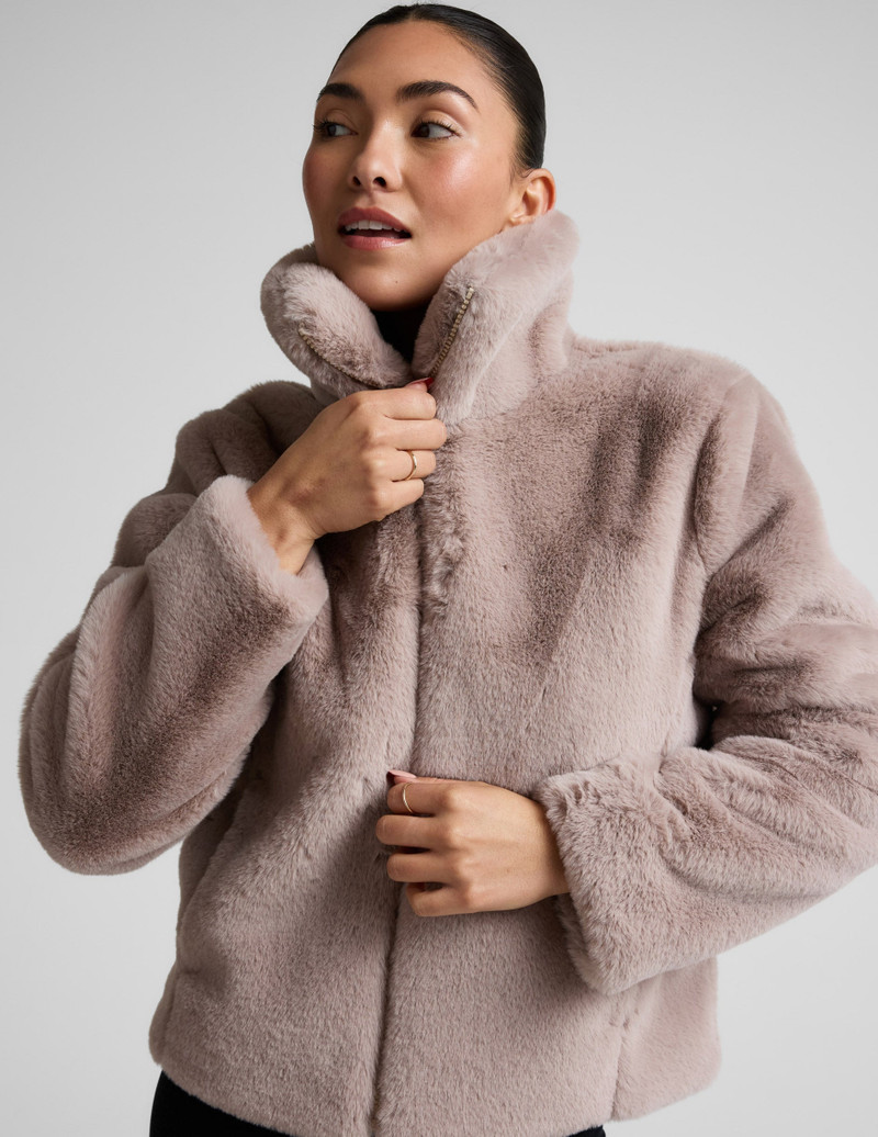 On The List Faux Fur Jacket 1