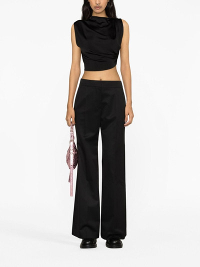 Givenchy flared wool-mohair trousers outlook