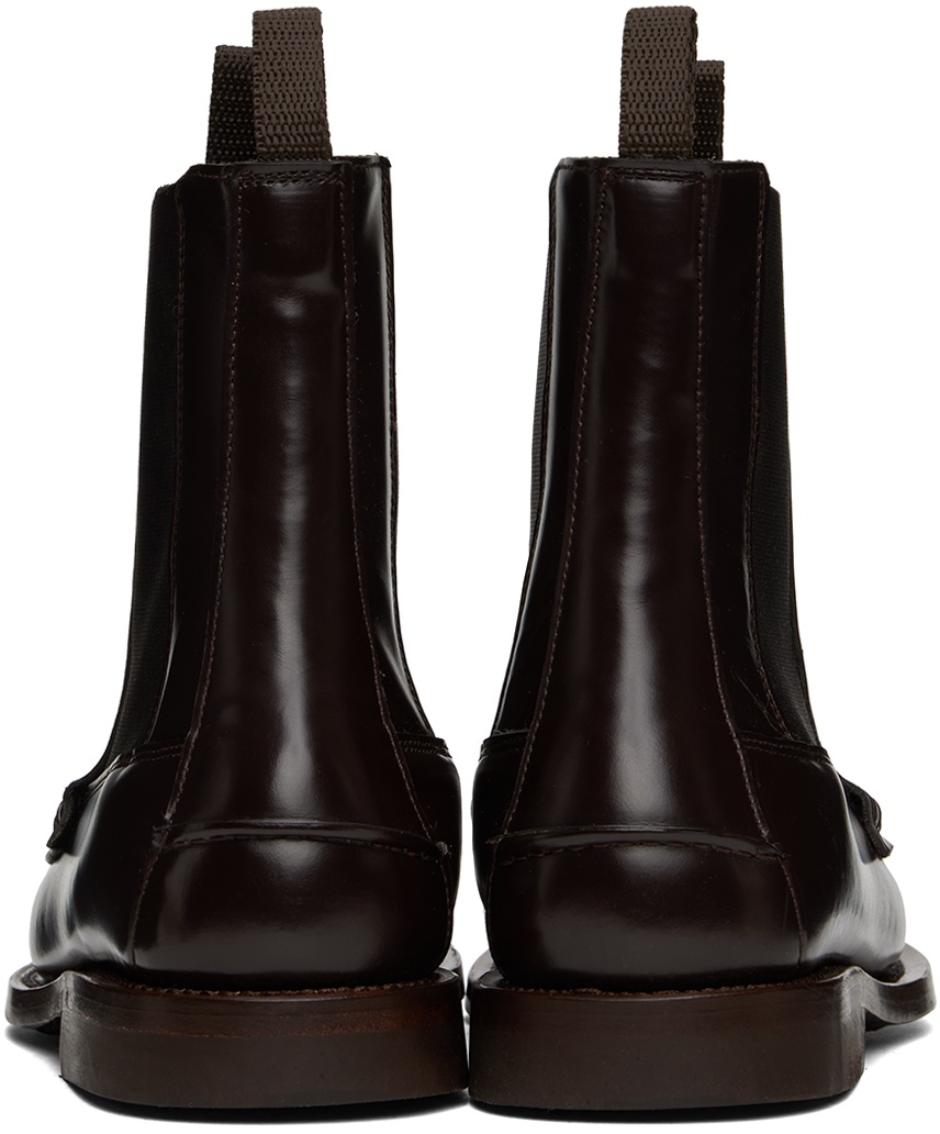 HEREU Brown Alda Chelsea Boots | REVERSIBLE