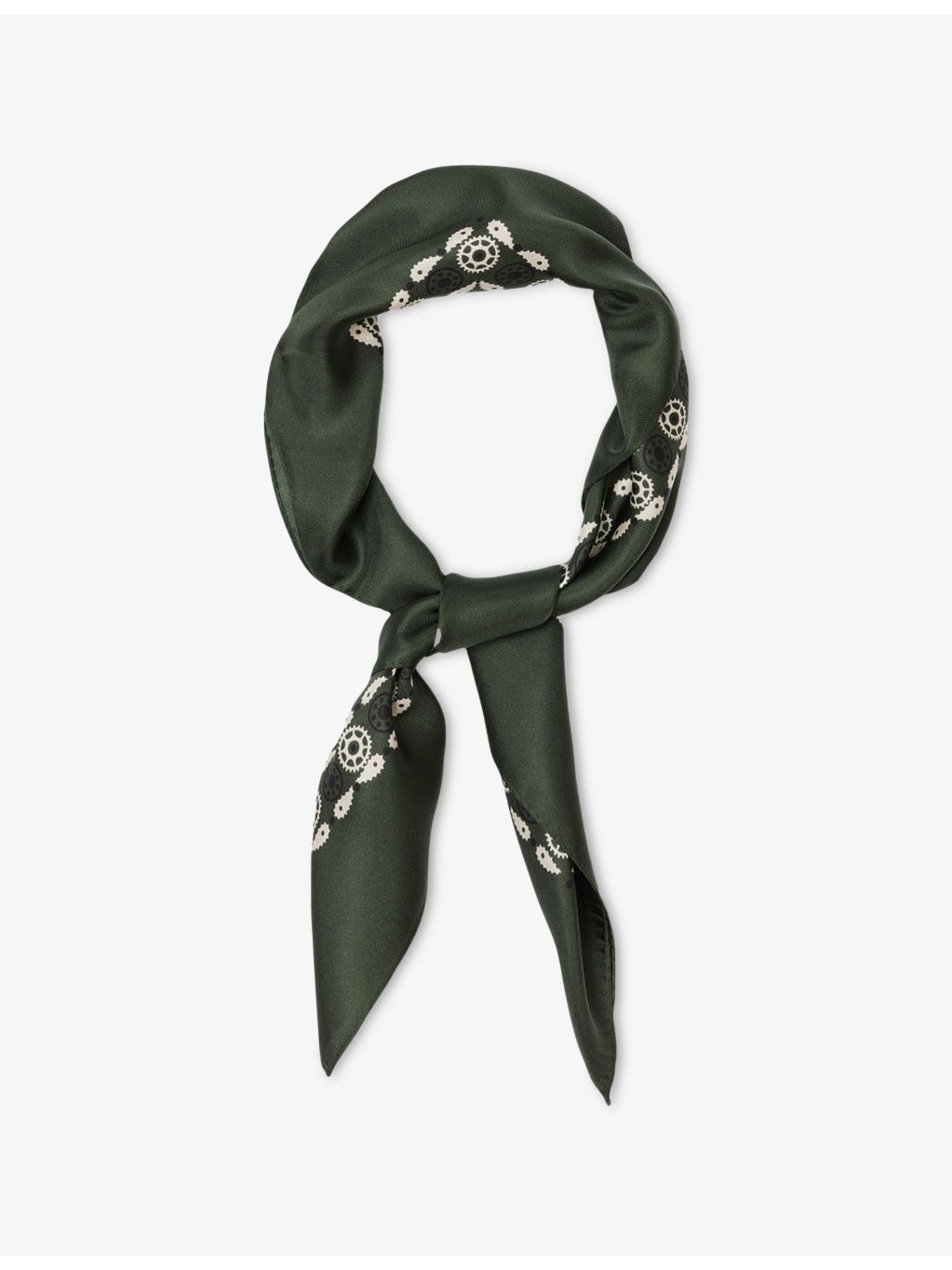 Bandana-Print Silk Scarf - 2