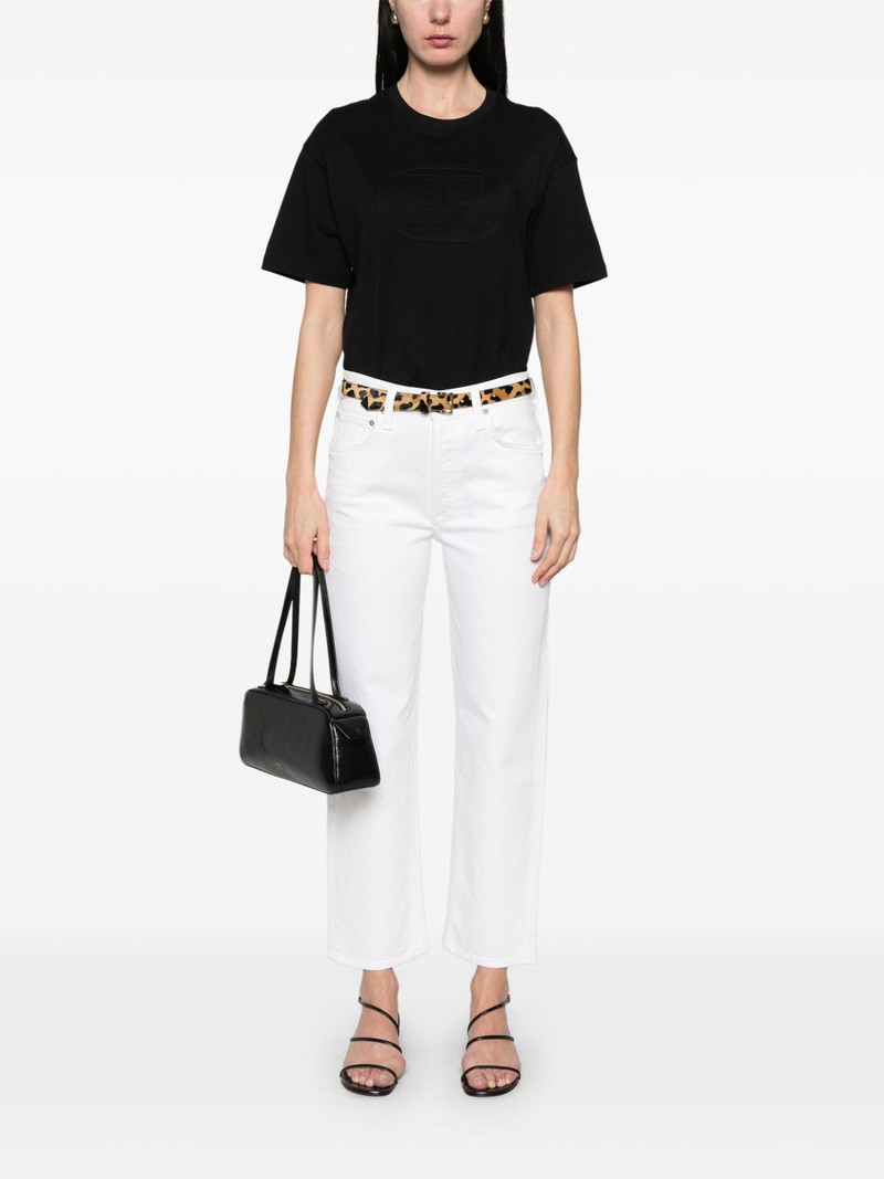 ELISABETTA FRANCHI logo-embossed T-shirt outlook