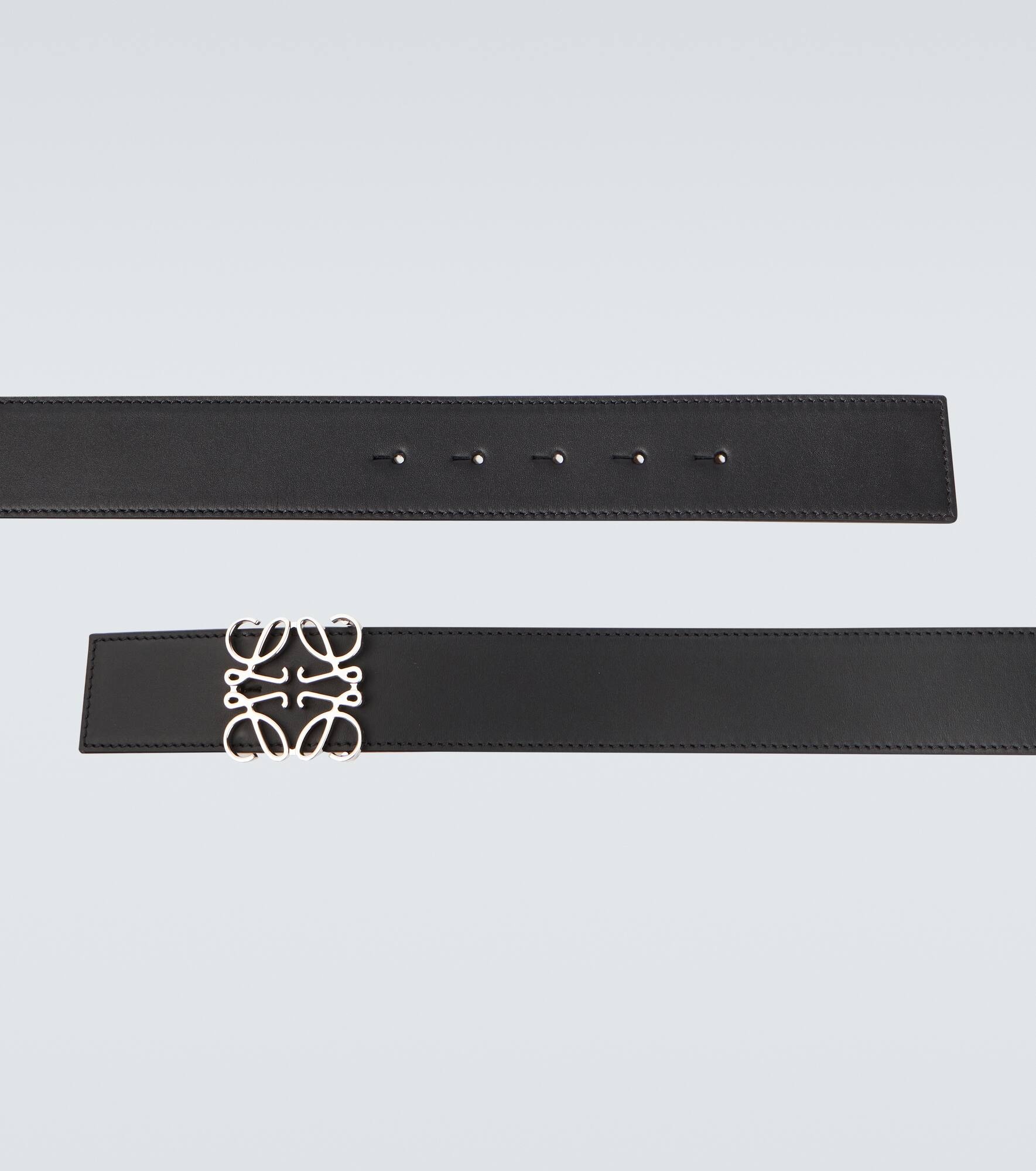 Anagram reversible leather belt - 4