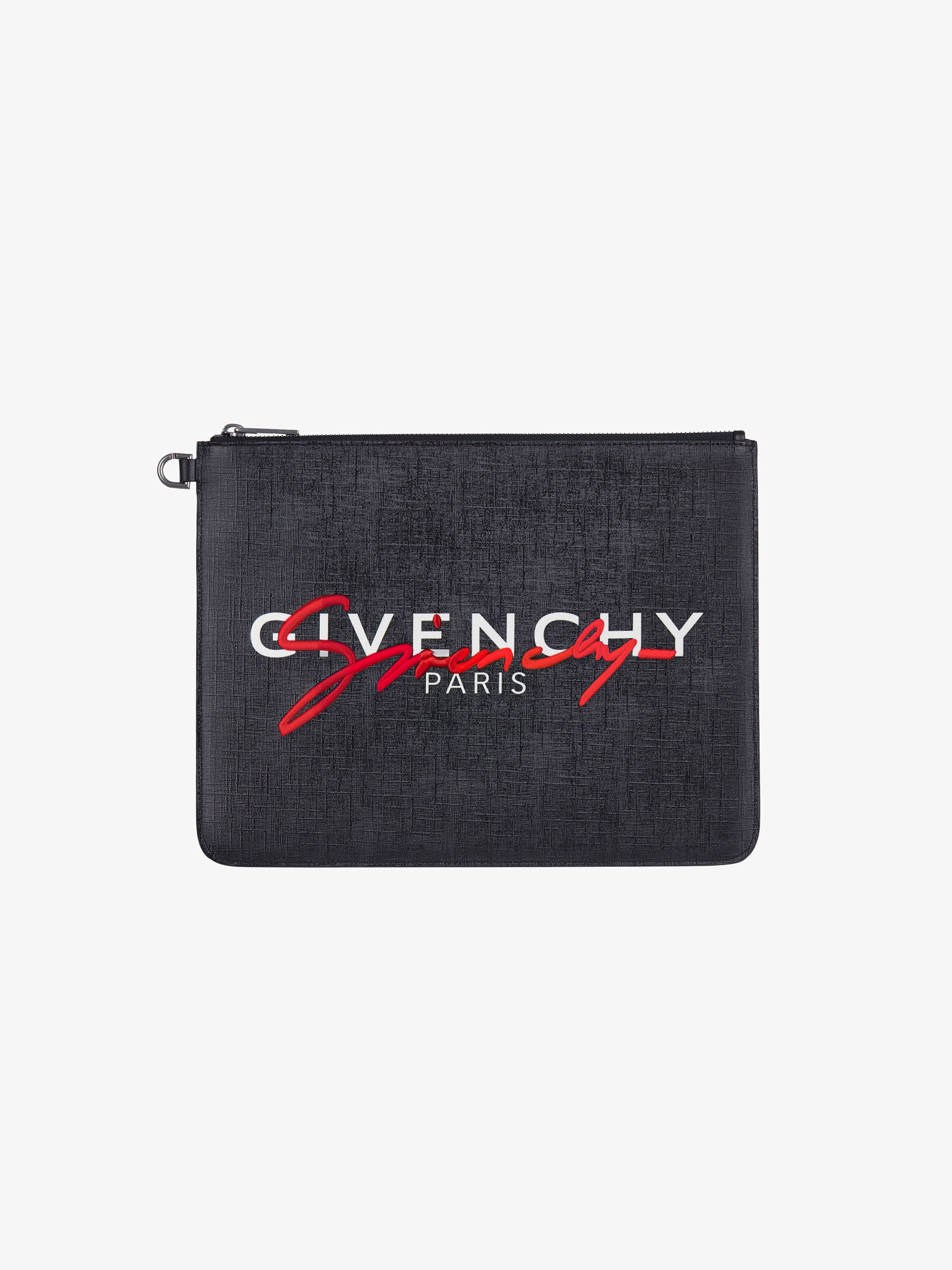 GIVENCHY large pouch in coated canvas - 1