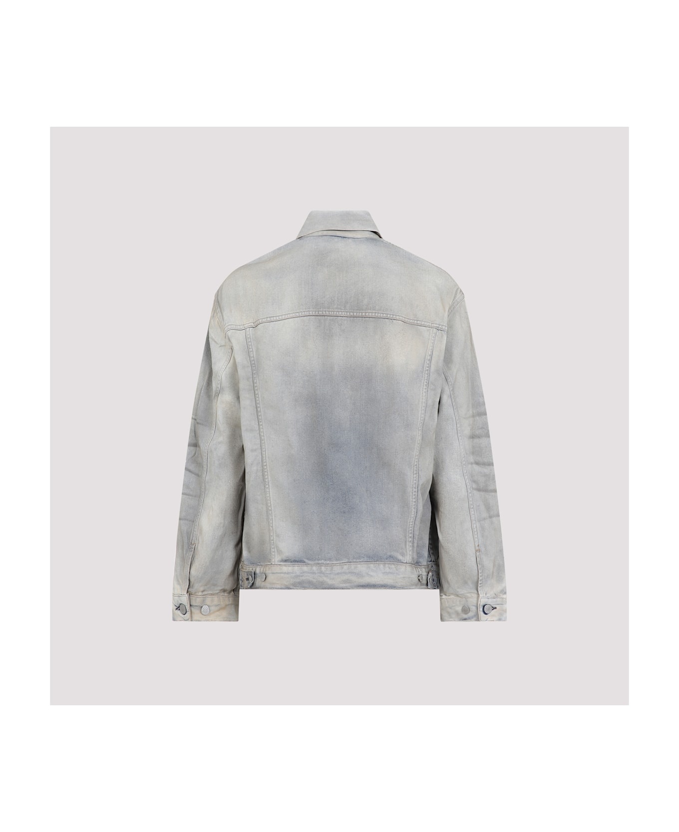 Light Blue Cotton Jacket - 4