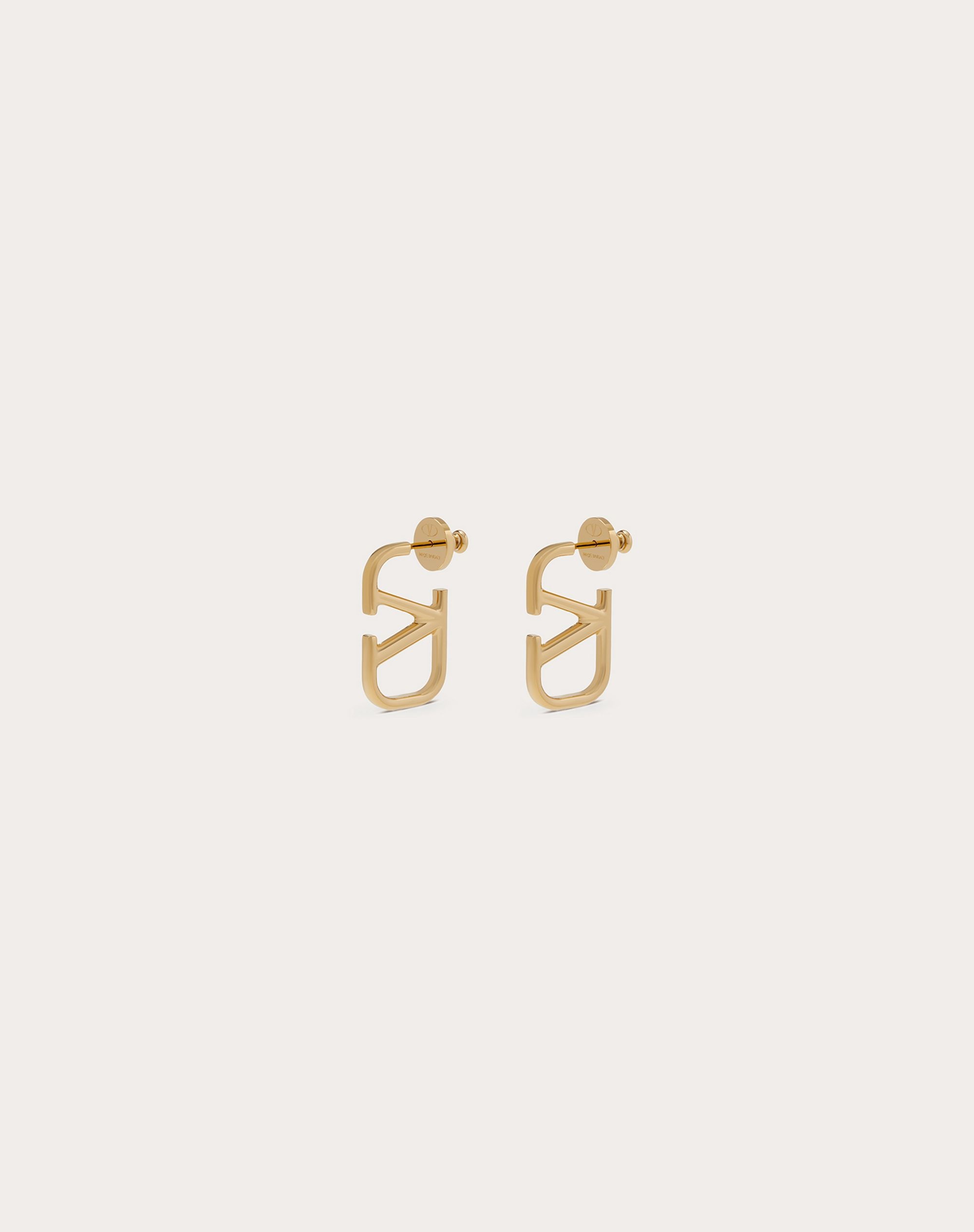 VLogo Signature metal earrings - 1