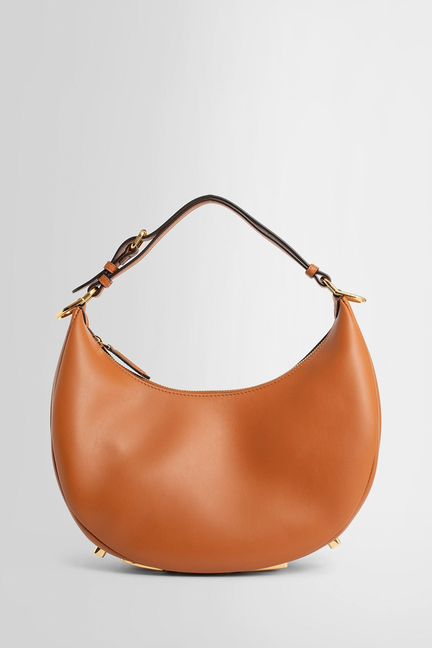 FENDI WOMAN BROWN SHOULDER BAGS - 1