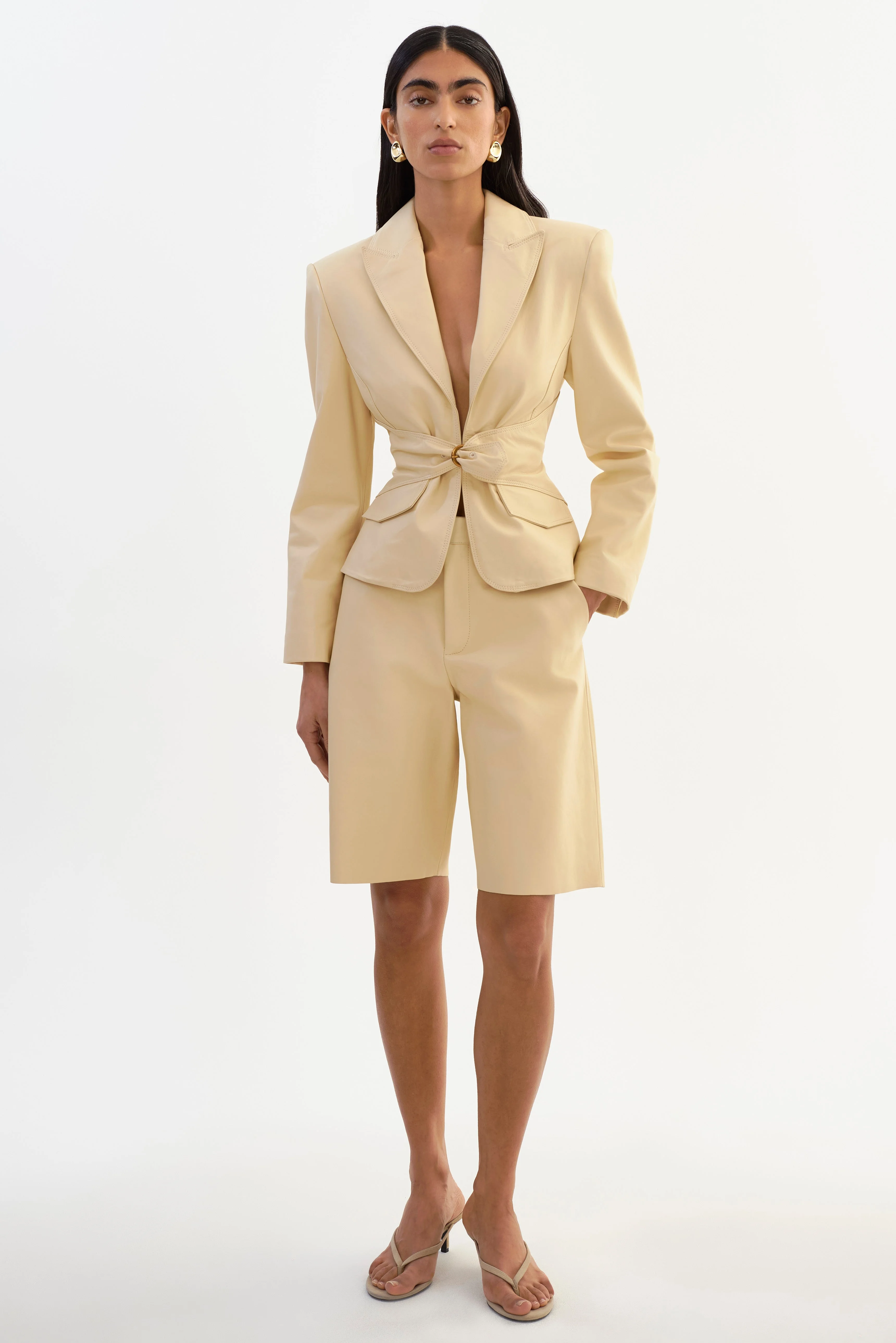LOTTA | Leather Bermuda Shorts - 1
