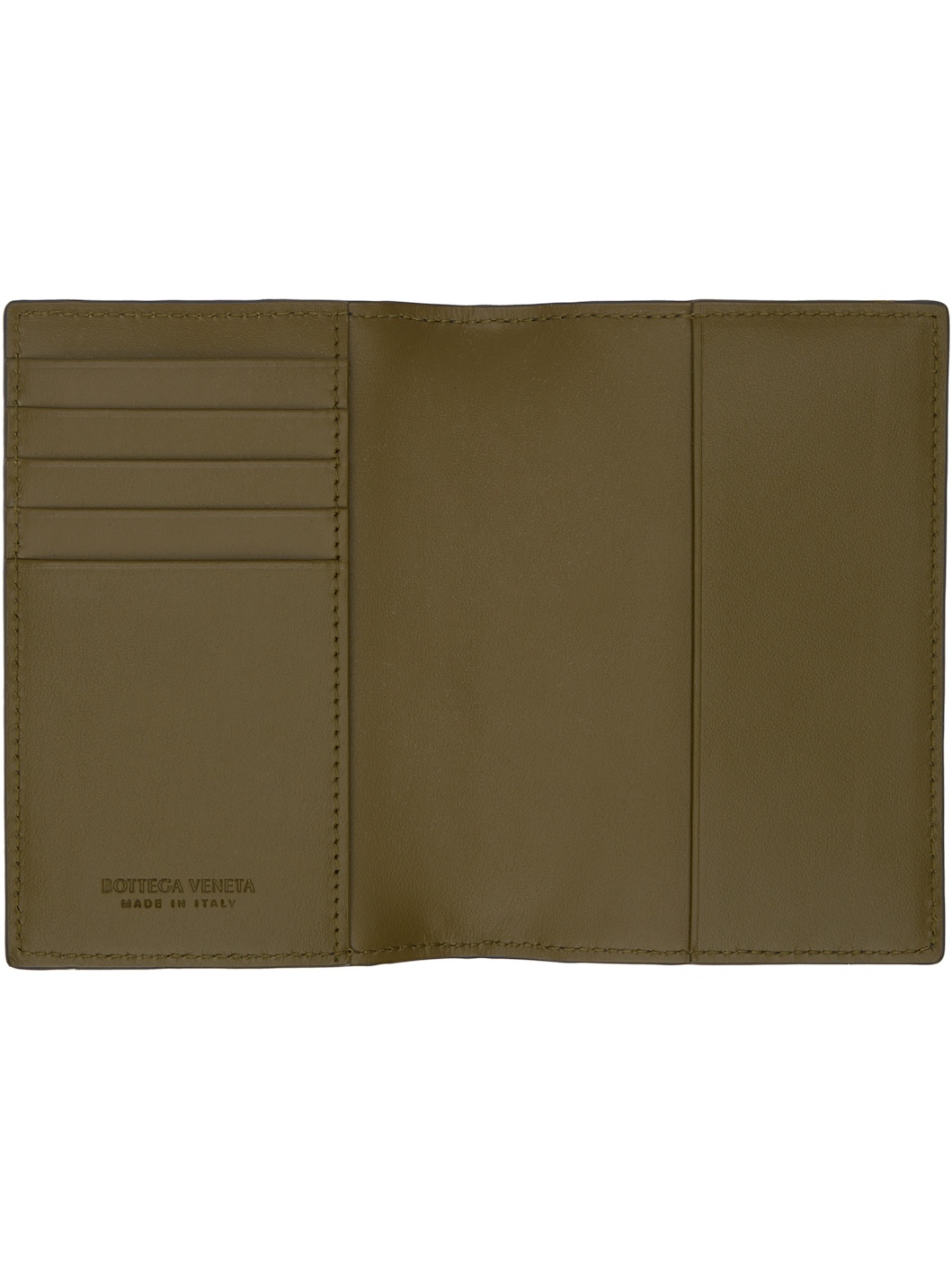 Black Intrecciato Passport Holder - 3