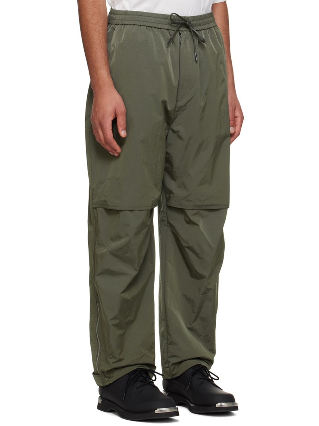 Green Drawstring Trousers - 2